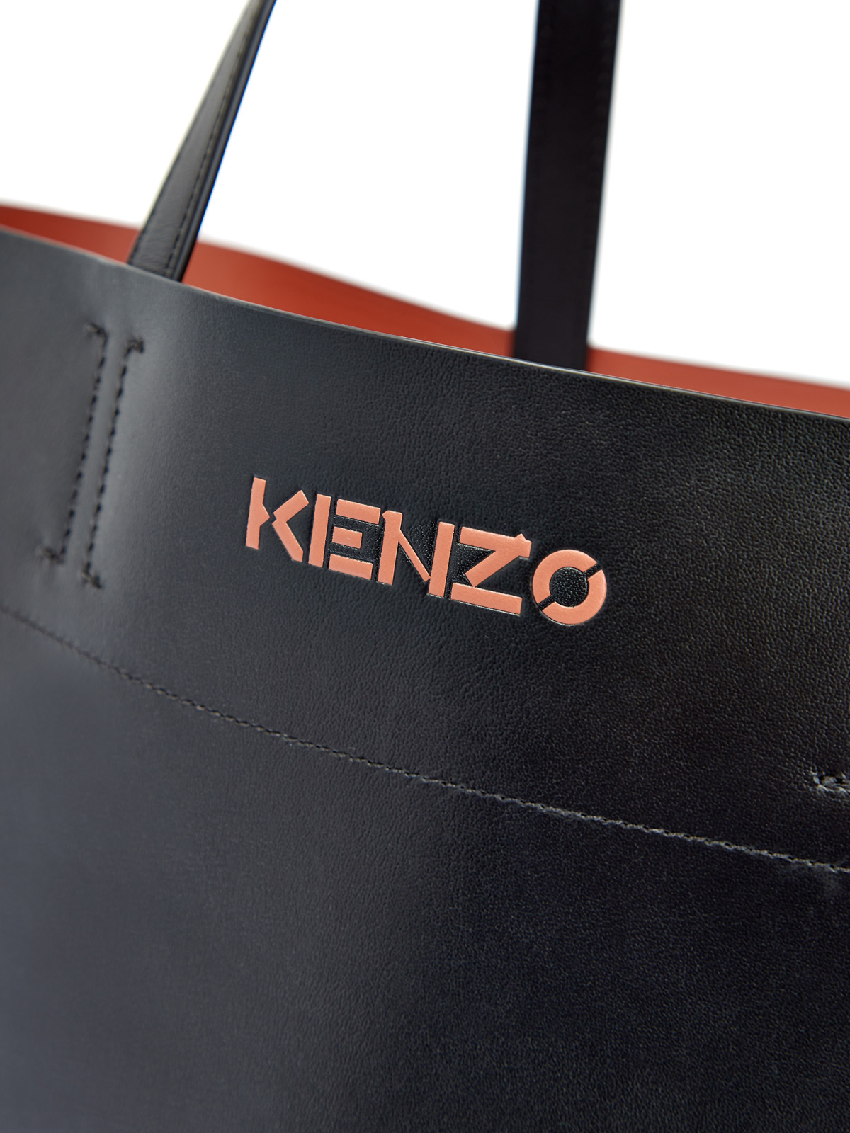 Кожаная сумка-тоут Cadet с объемным логотипом KENZO, цвет черный, размер 6;8;7.5;9 - фото 6
