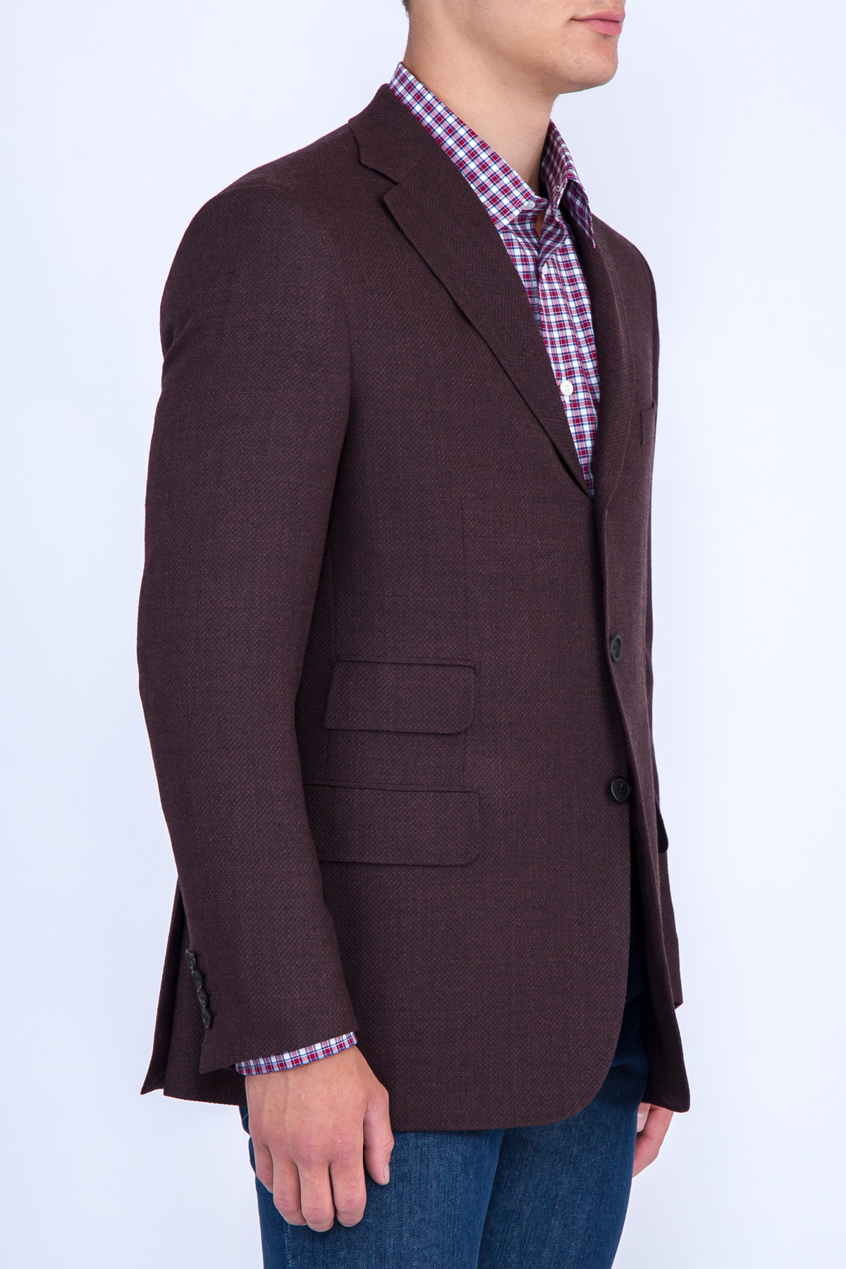 пиджак BRIONI, цвет бордовый, размер 50;52;56 - фото 3
