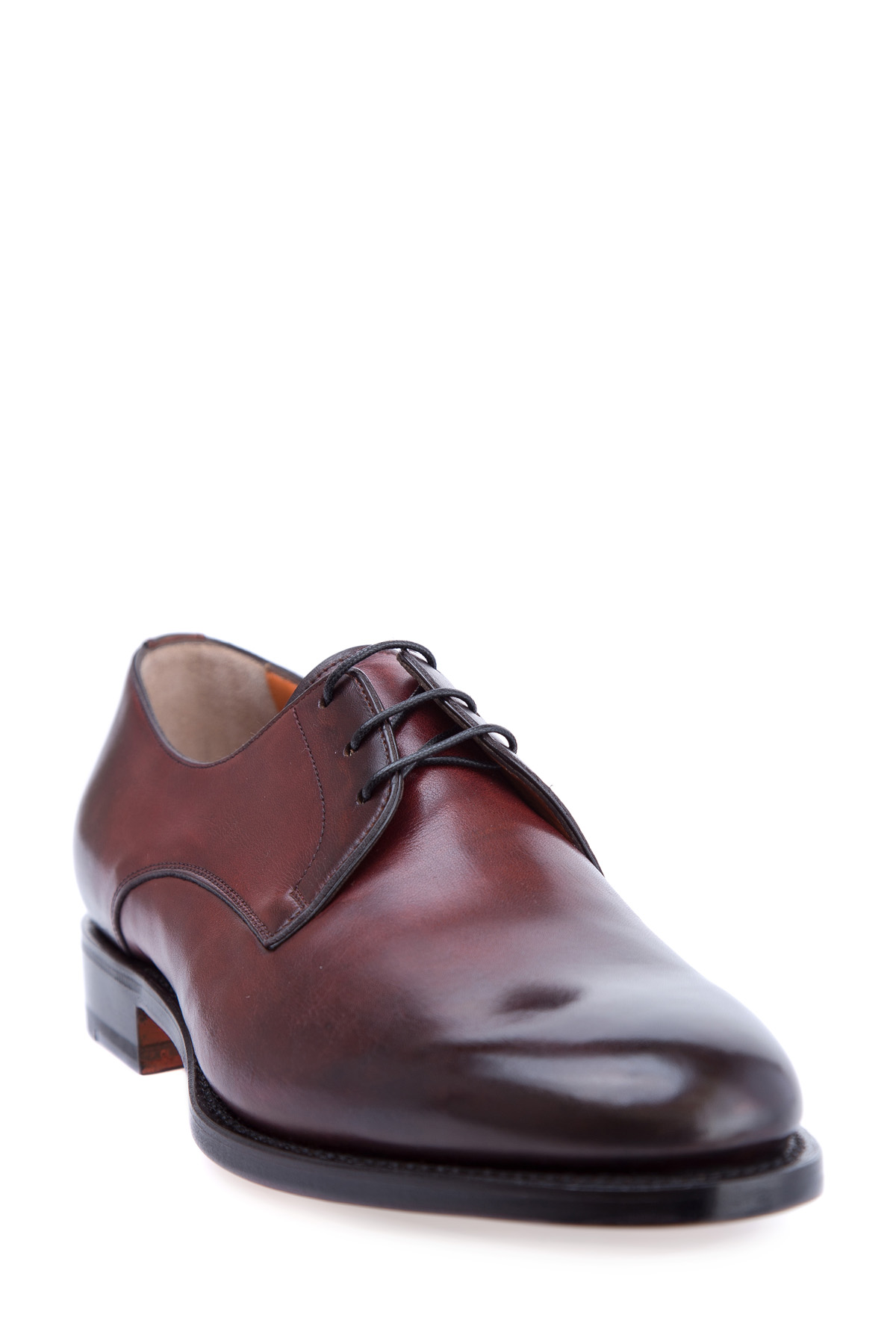 туфли SANTONI, цвет бордовый, размер 41 - фото 3