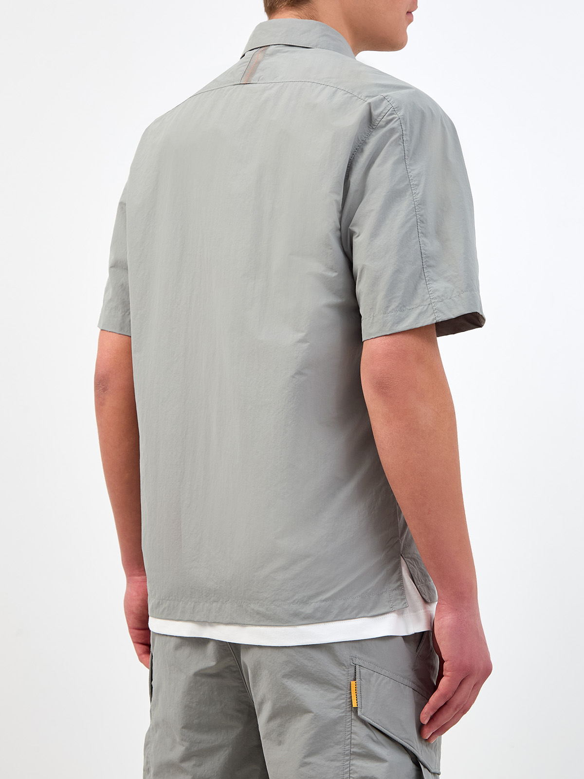 Рубашка Pete из поплина BCI с водоотталкивающей обработкой PARAJUMPERS, цвет серый, размер M;L;XL - фото 4