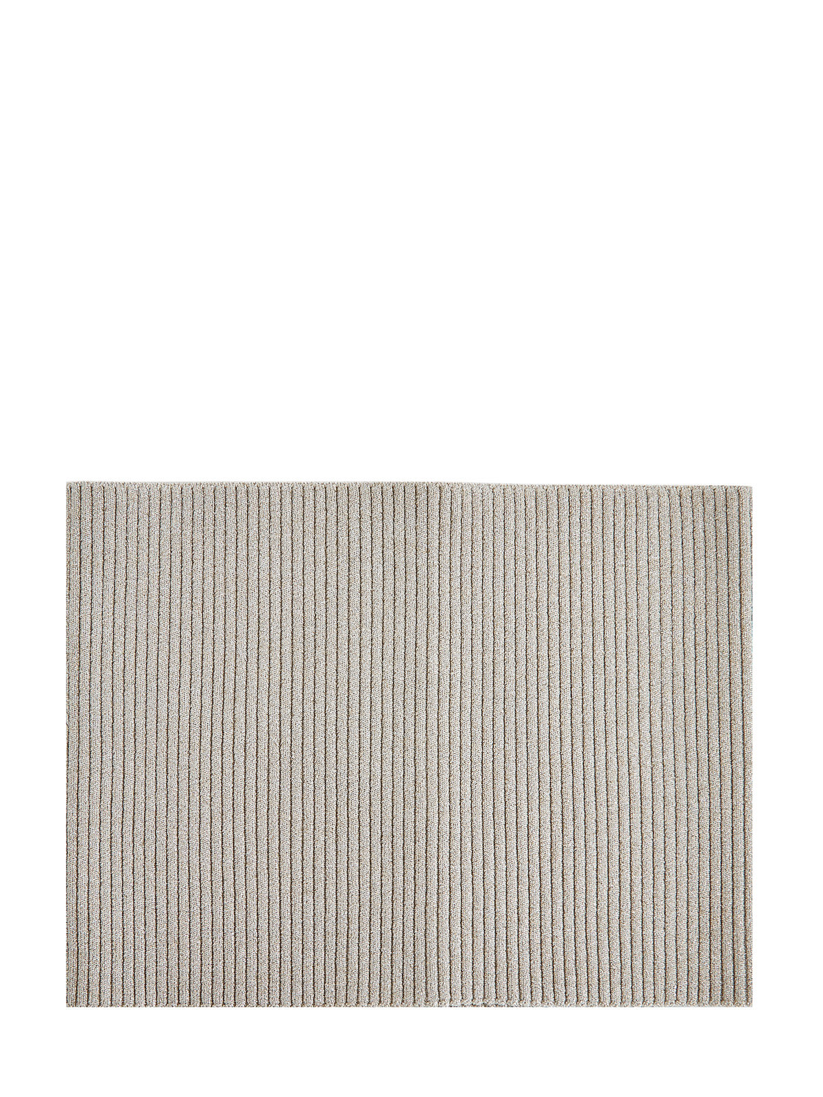 Корсет из металлизированной пряжи в английскую резинку FABIANA FILIPPI, цвет серый, размер 42;43;44;45
