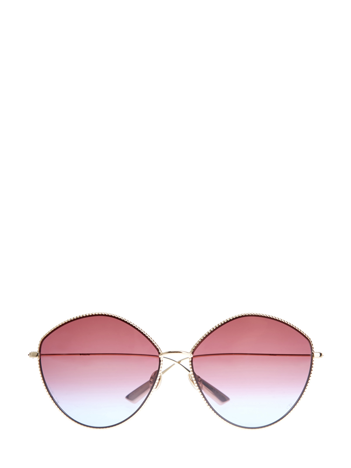 Очки-oversize DiorSociety4 в оправе с фактурным узором DIOR (sunglasses) women, цвет коричневый, размер M;L;XL;2XL;3XL