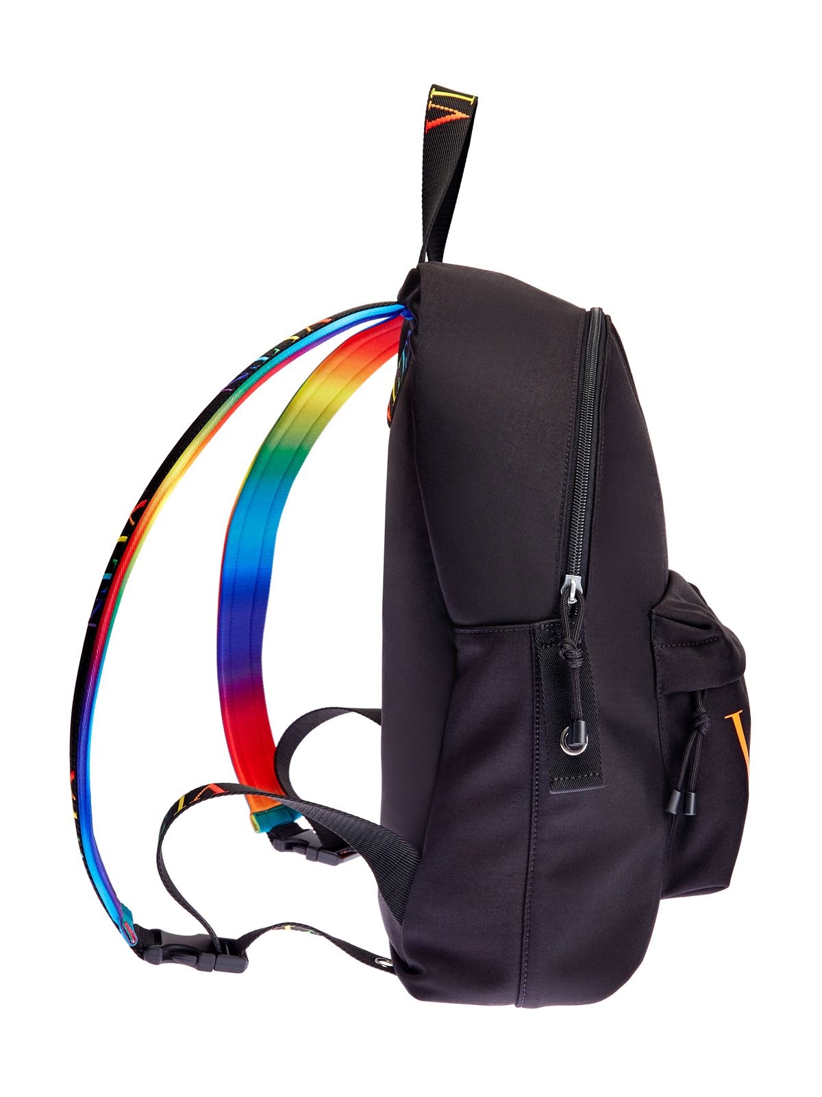 Рюкзак из нейлона с градиентным принтом VLTN Multicolor VALENTINO, цвет черный, размер 48;50;52;56;54 - фото 4