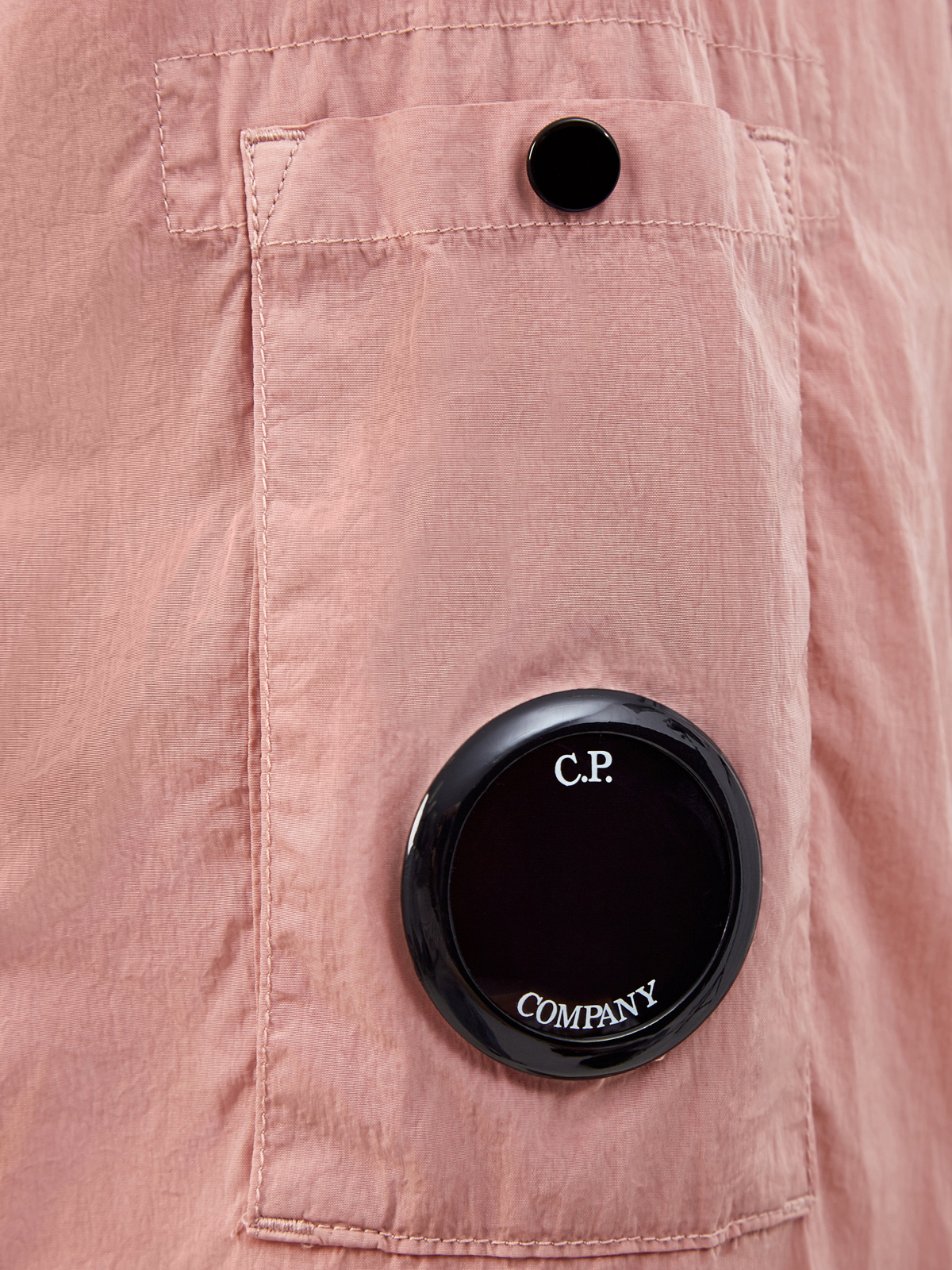 Куртка из быстросохнущего нейлона Chrome-R с линзой C.P.COMPANY, цвет розовый, размер M;L;XL;2XL - фото 5