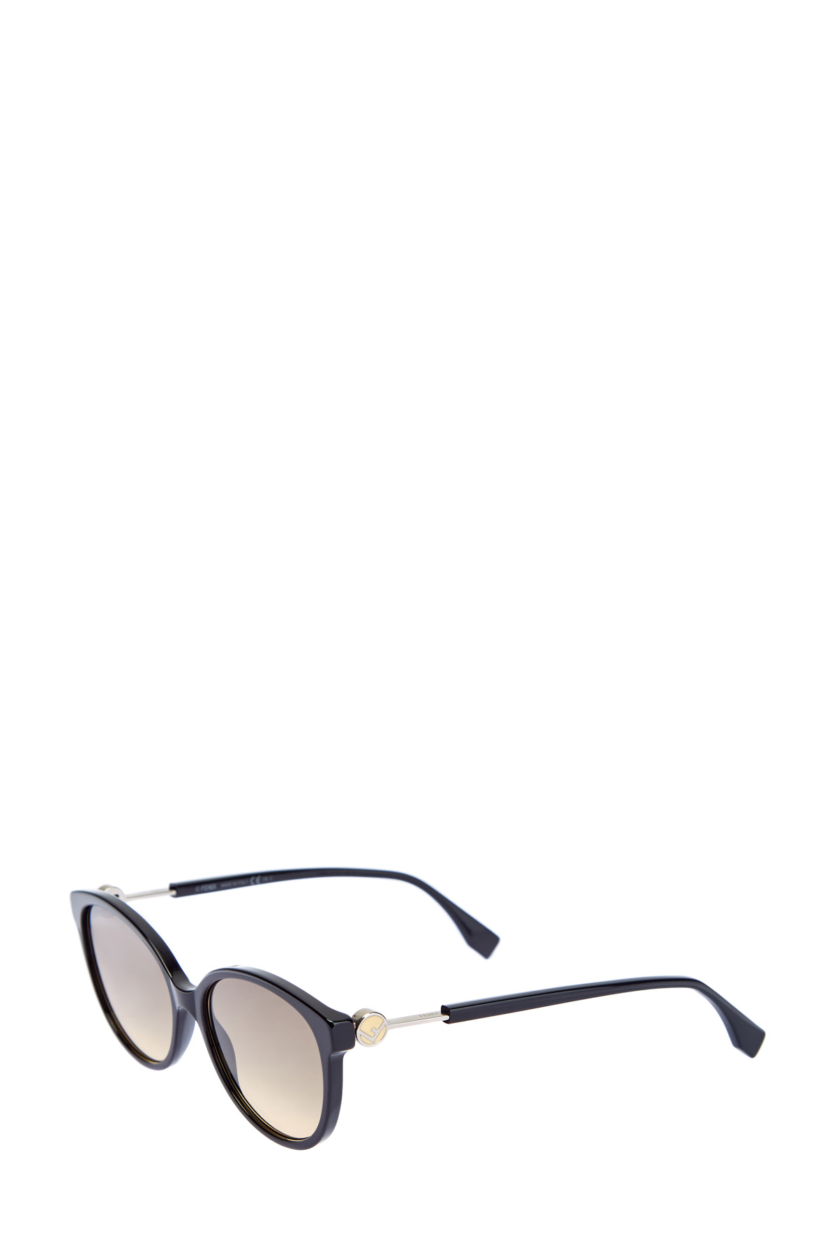 Очки в стиле минимализм с тонкими дужками FENDI (sunglasses), цвет серый, размер 40;42;44;46 - фото 3