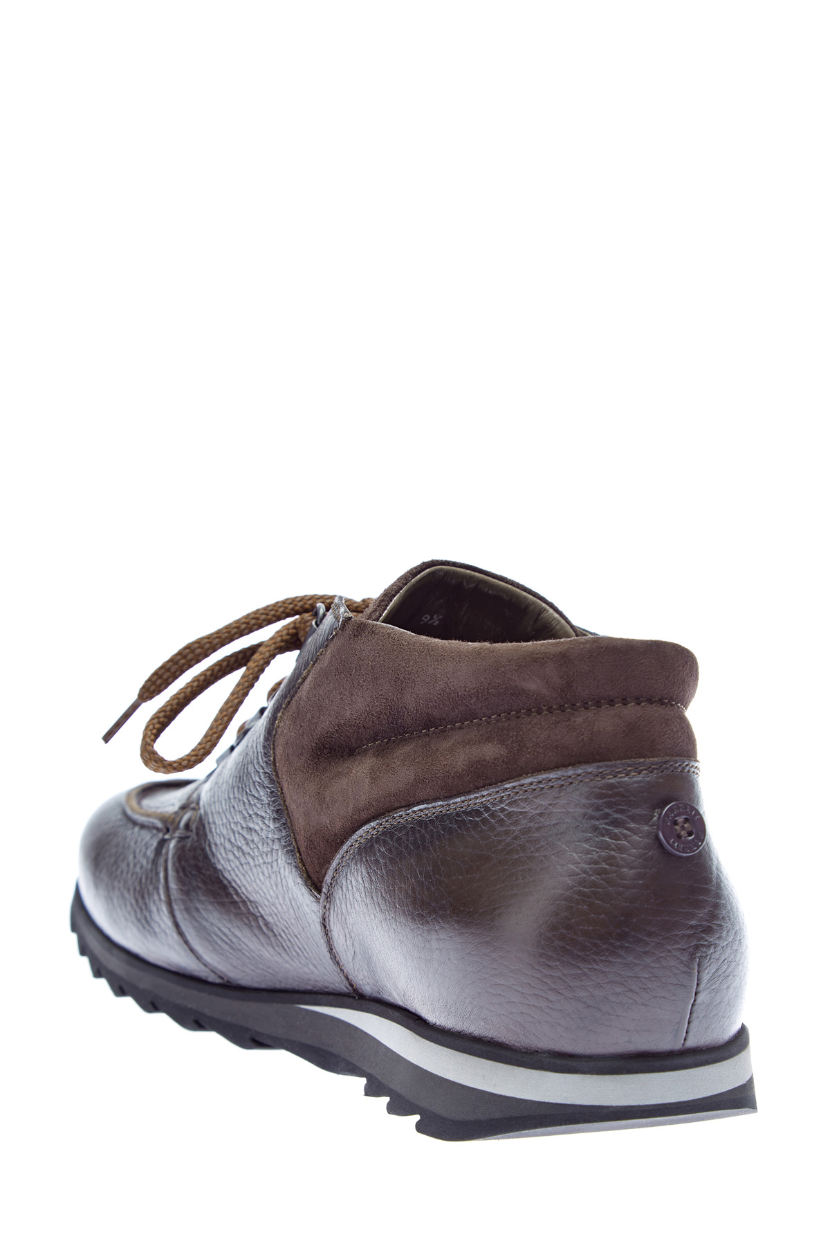 Кожаные ботинки-топсайдеры на подкладке из меха BARRETT, цвет коричневый, размер 40.5;43;44 - фото 4