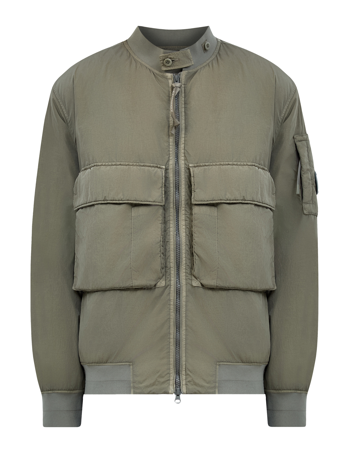 Бомбер Pro-Tek Hooded с накладными карманами и линзой