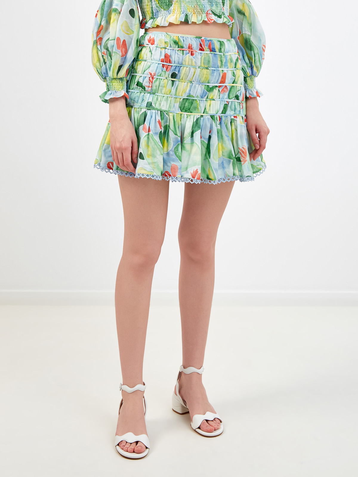 Короткая юбка Gia из коллекции Barbary Paradise CHARO RUIZ IBIZA, цвет мульти, размер M;L;S - фото 3