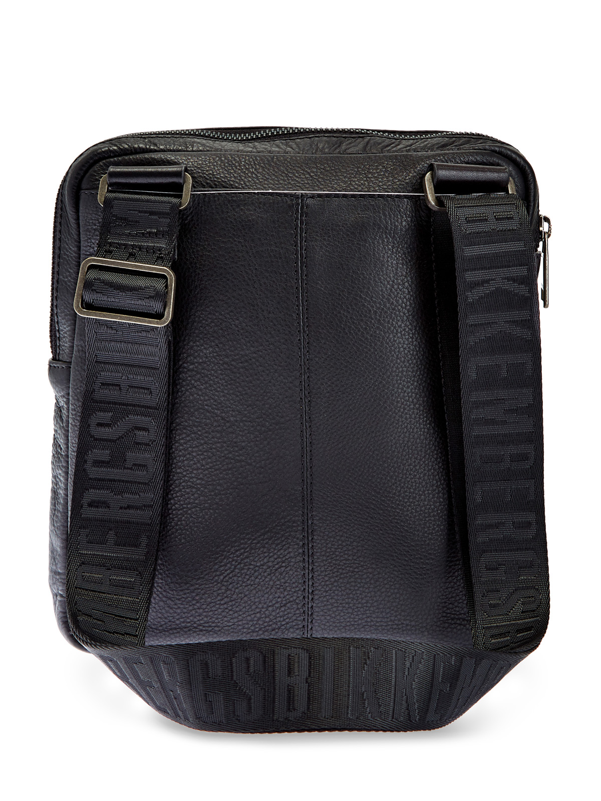Плечевая сумка-мессенджер с регулируемым ремнем BIKKEMBERGS, цвет черный, размер 54;56;58;48 - фото 4
