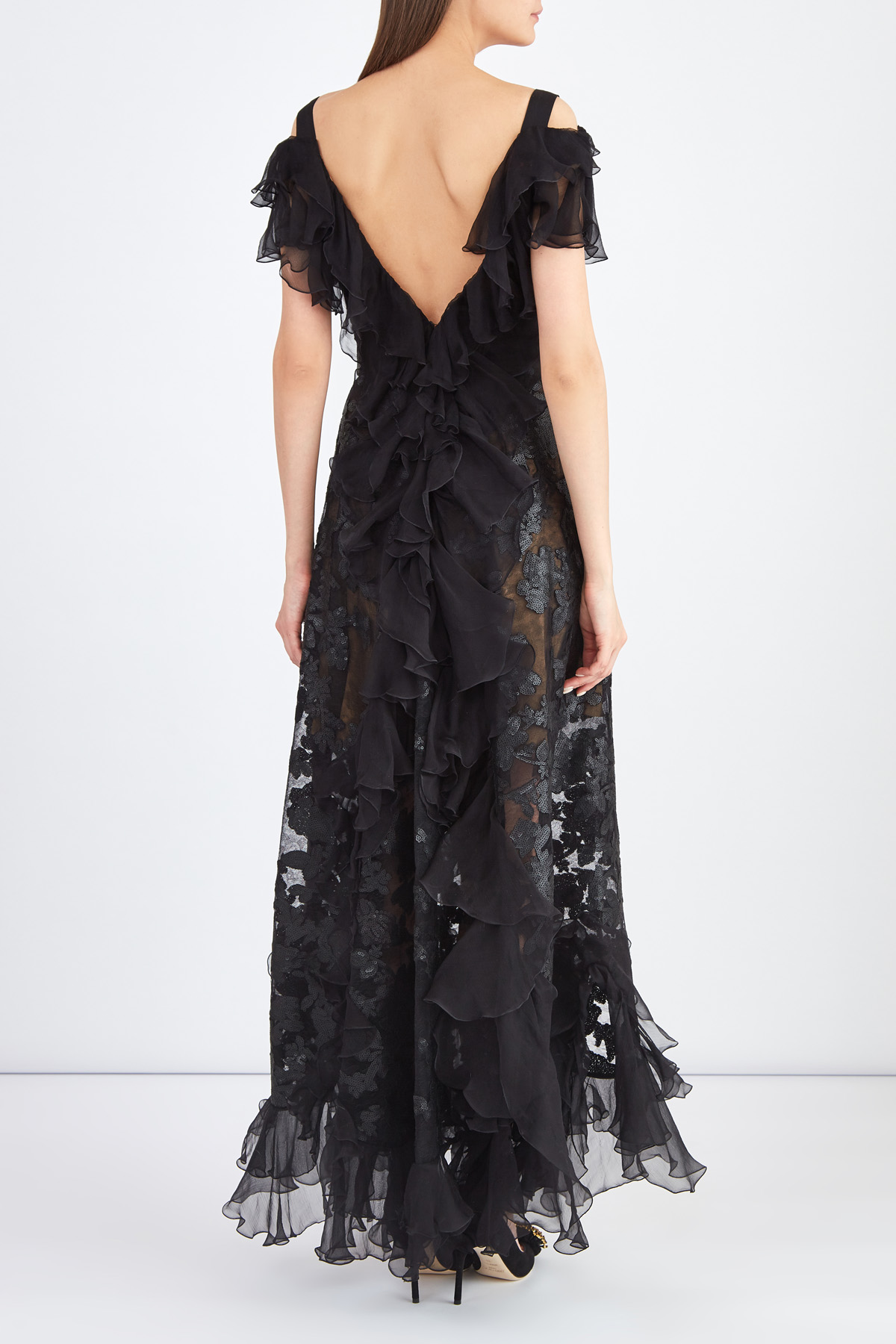 платье ELIE SAAB, цвет черный, размер 36 - фото 4