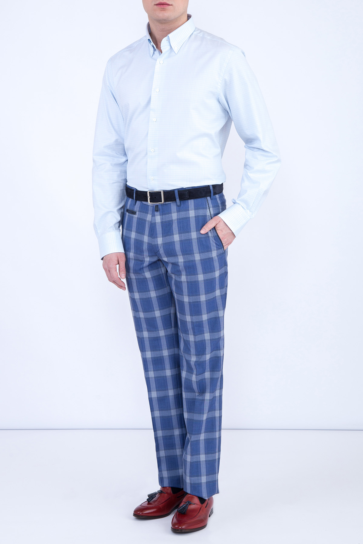 брюки STEFANO RICCI, цвет синий, размер 46;48;56 - фото 2