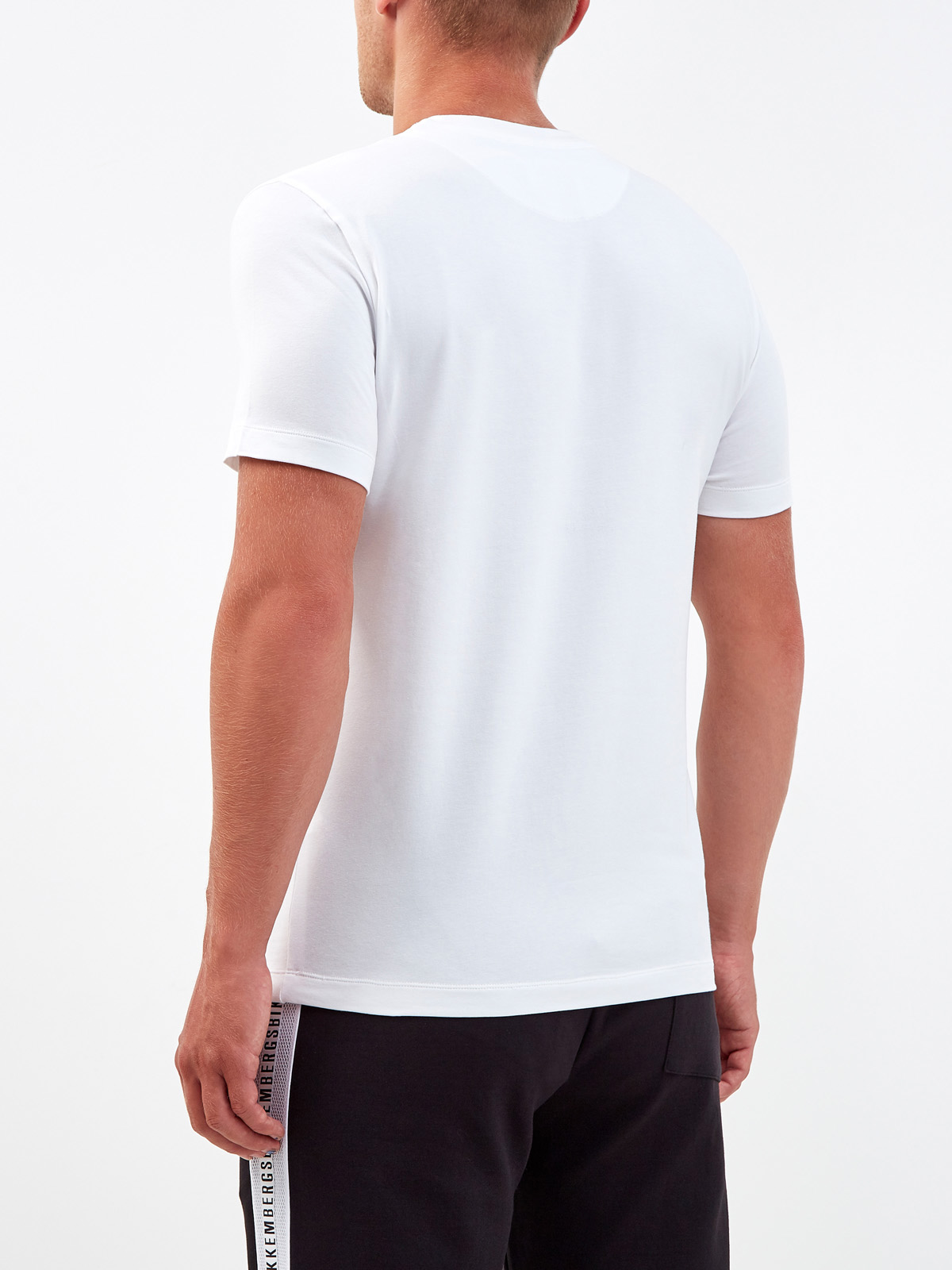 Хлопковая футболка из джерси с принтом Soccer BIKKEMBERGS, цвет белый, размер S;L;XL;2XL;3XL - фото 4