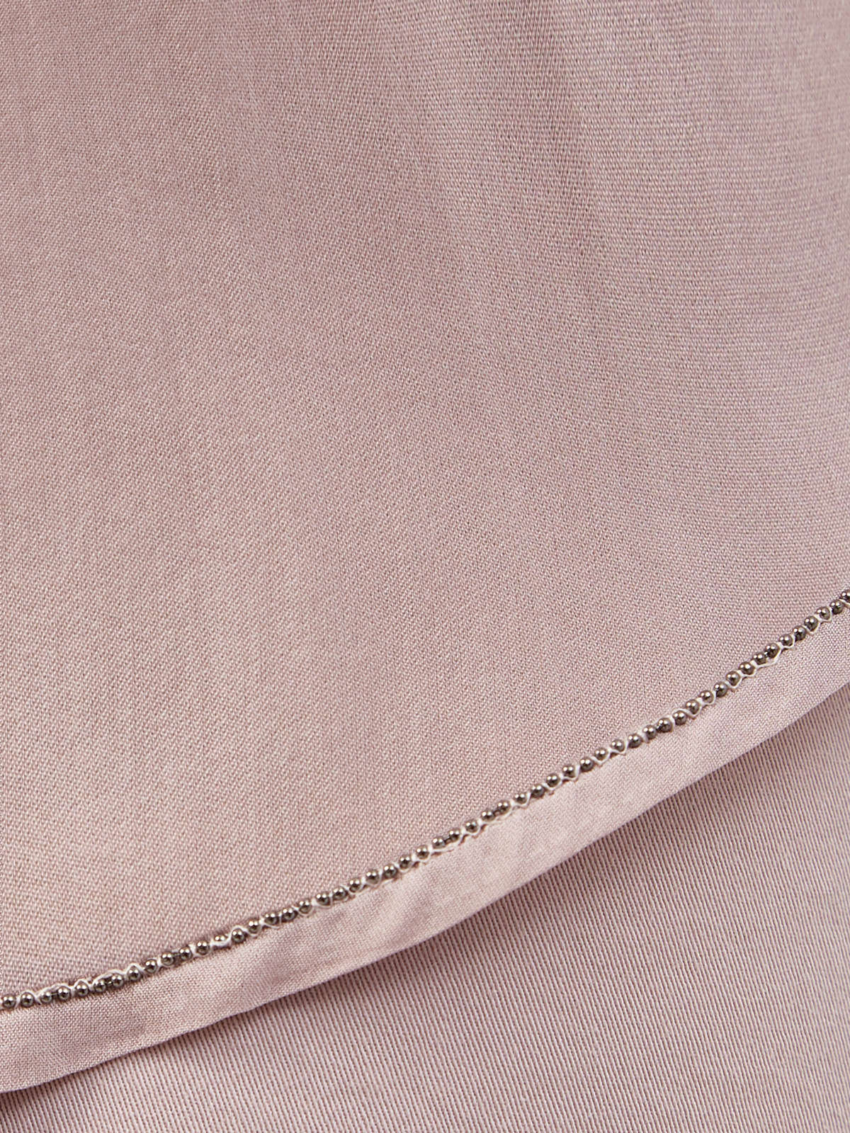 Блуза из тонкого шелка и вискозы с цепочкой Punto Luce FABIANA FILIPPI, цвет розовый, размер 44;46;42 - фото 3