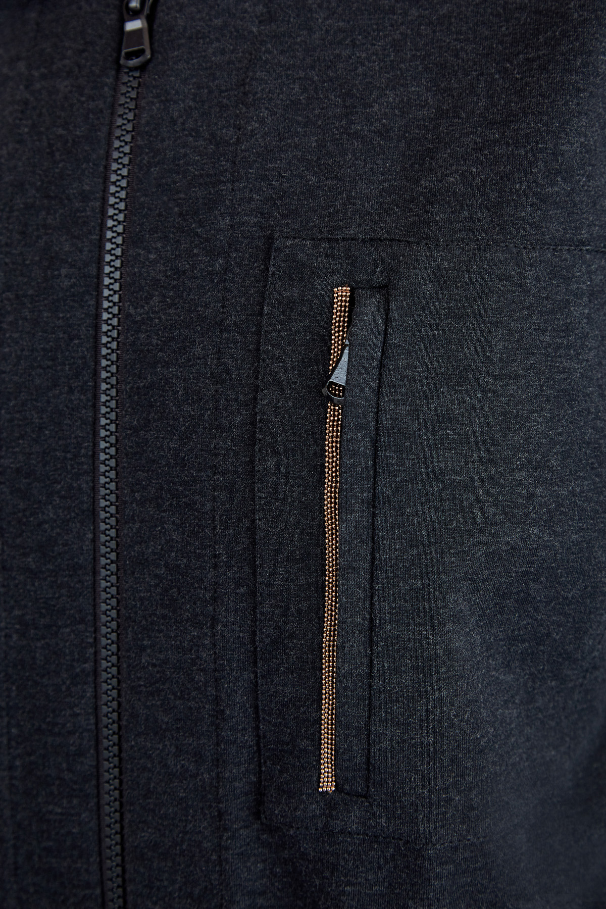 Хлопковая толстовка с контрастной вышивкой Мониль BRUNELLO CUCINELLI, цвет серый, размер 42 - фото 5