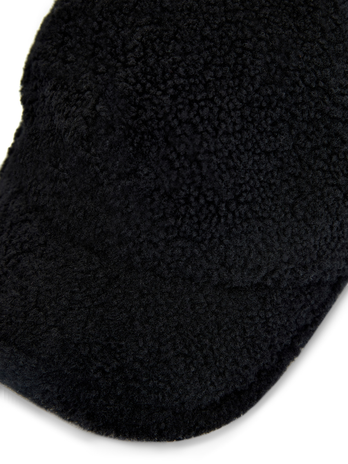Теплая бейсболка из фактурной овчины YVES SALOMON, цвет черный, размер 34 - фото 4