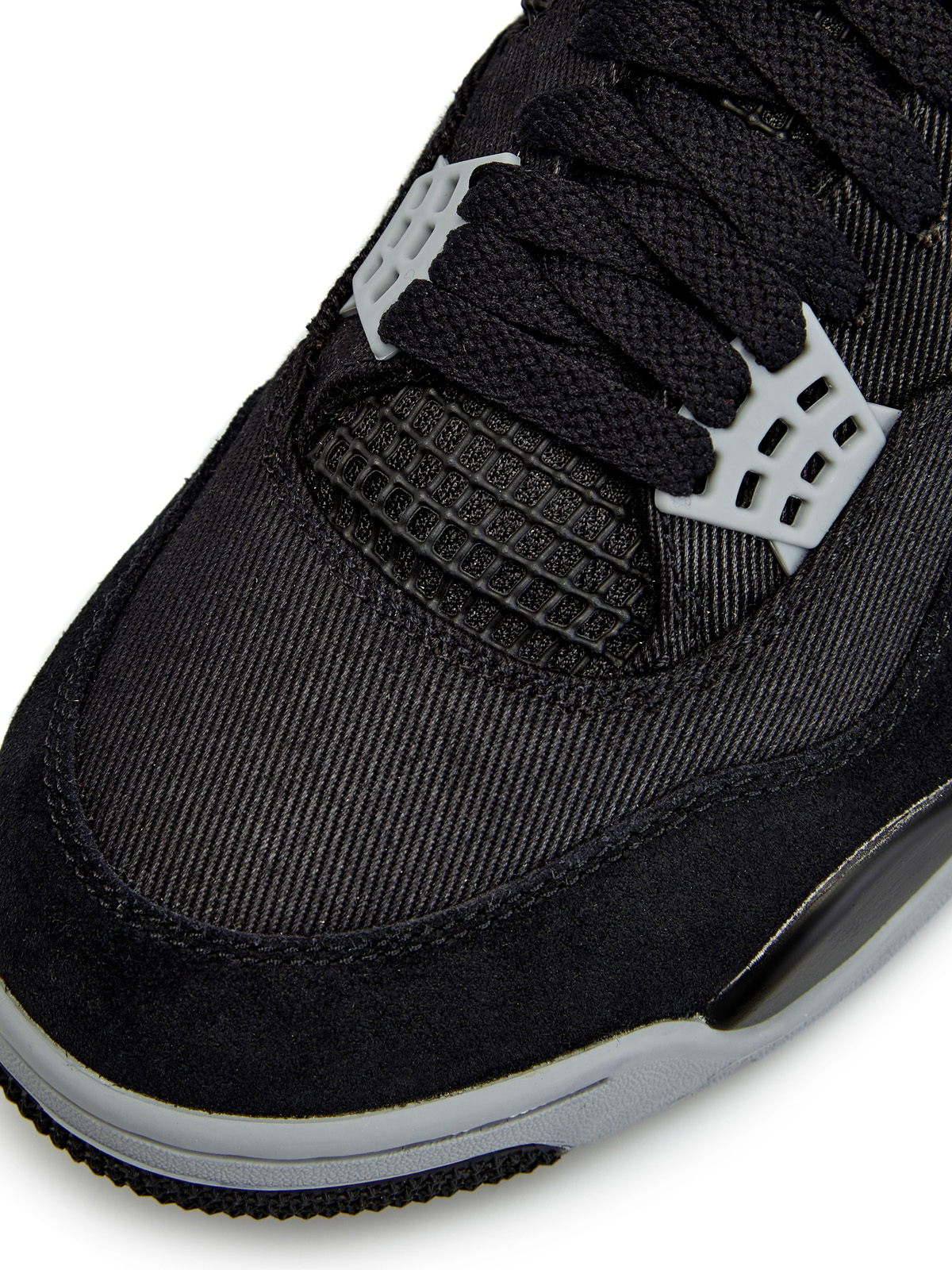 Кроссовки Jordan 4 Retro SE 'Black Canvas' Вид№4