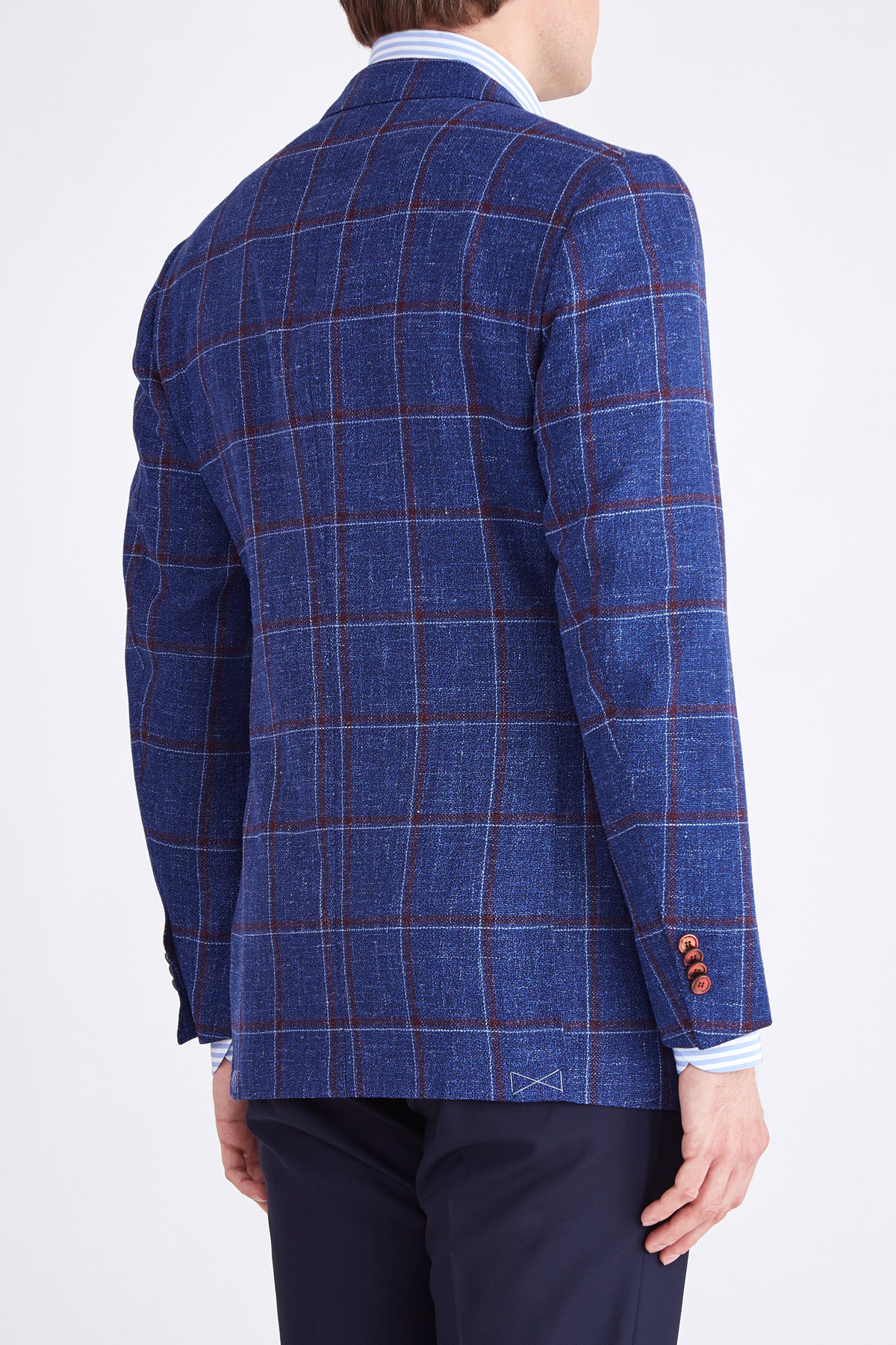 пиджак CESARE ATTOLINI, цвет синий, размер 54 - фото 4