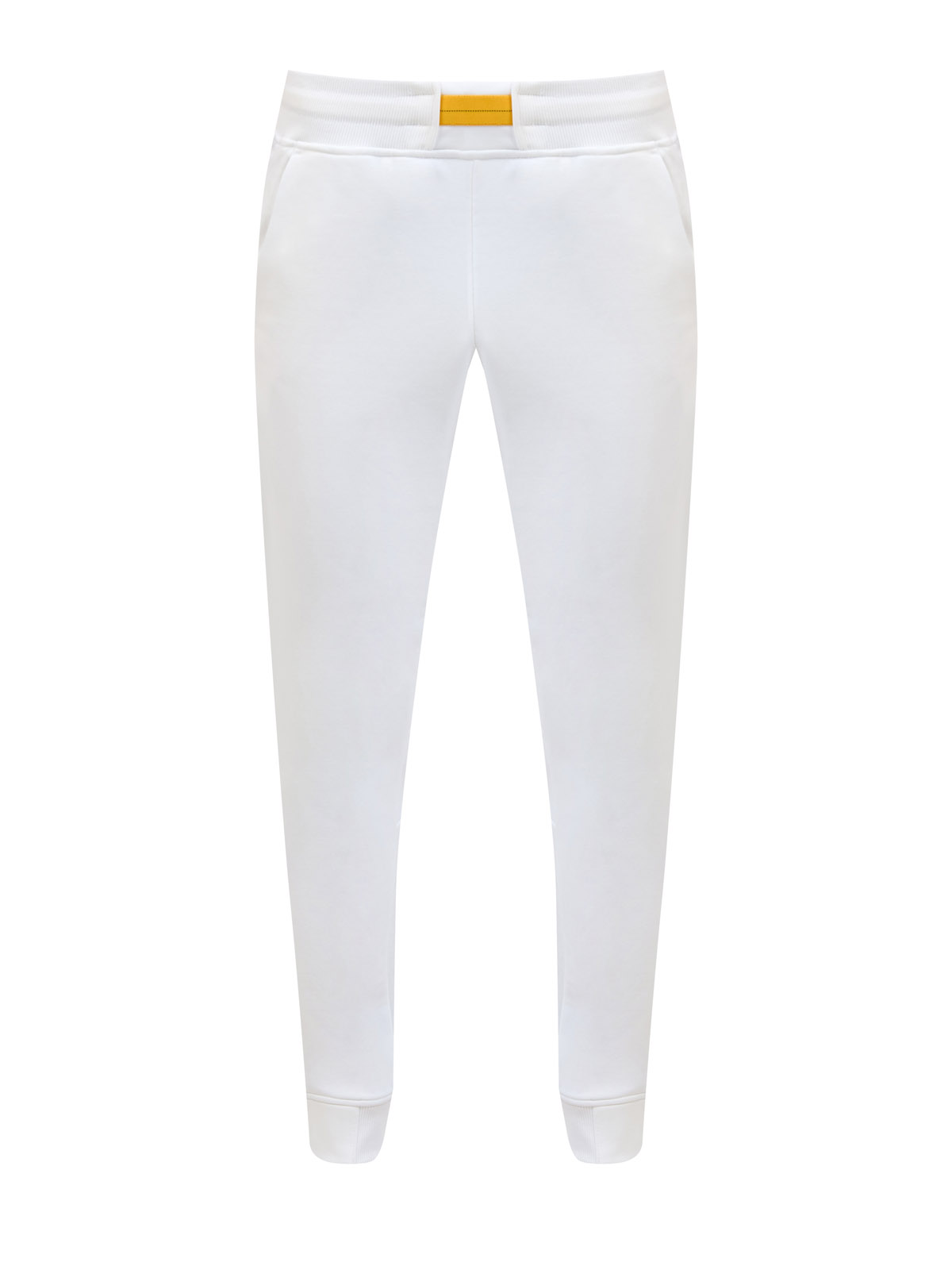 

Джоггеры Collins из хлопкового флиса с объемным логотипом на лампасах, Белый, Джоггеры Collins из хлопкового флиса с объемным логотипом на лампасах