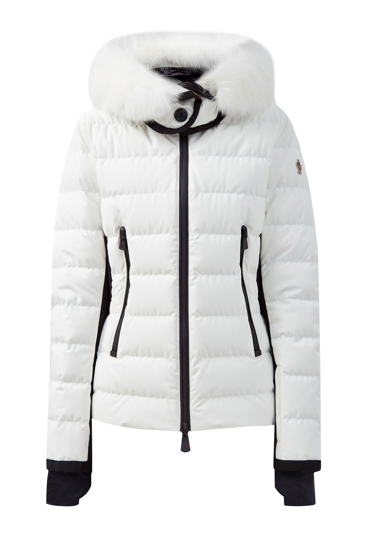 Moncler Grenoble белый пуховик