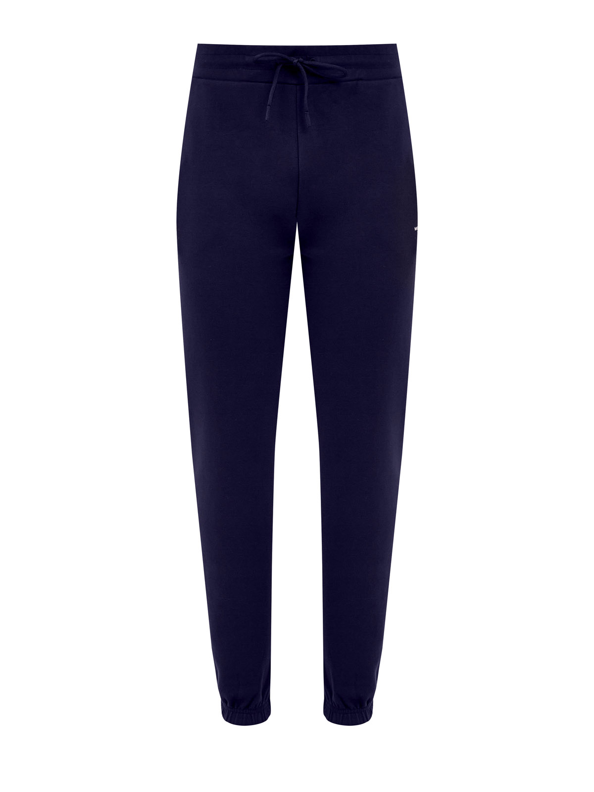 

Джоггеры из эластичного хлопка с кулиской и логотипом, Синий, Джоггеры из эластичного хлопка с кулиской и логотипом