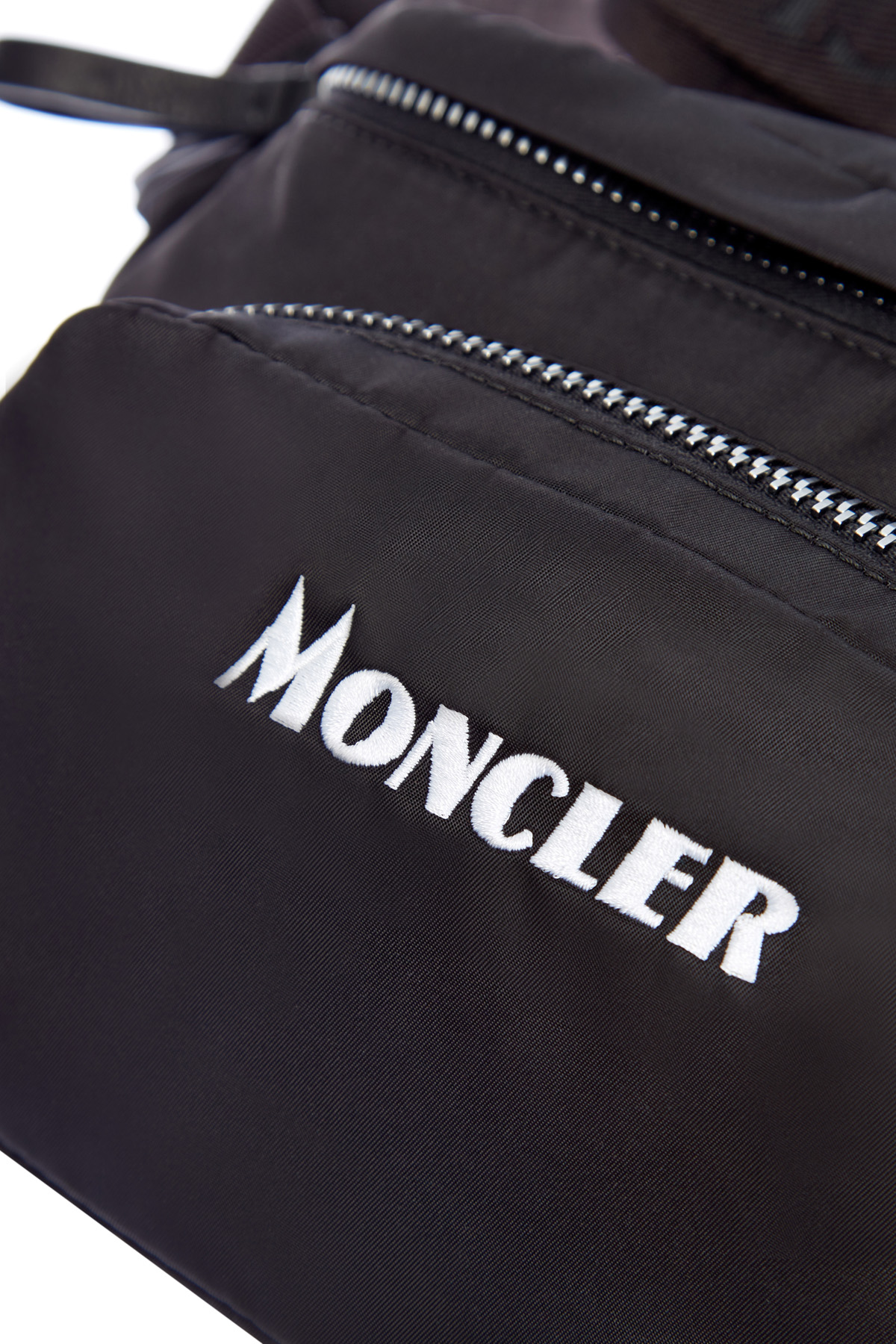 Поясная сумка Durance из прочного нейлона с контрастным логотипом MONCLER, цвет черный, размер 56;48 - фото 5