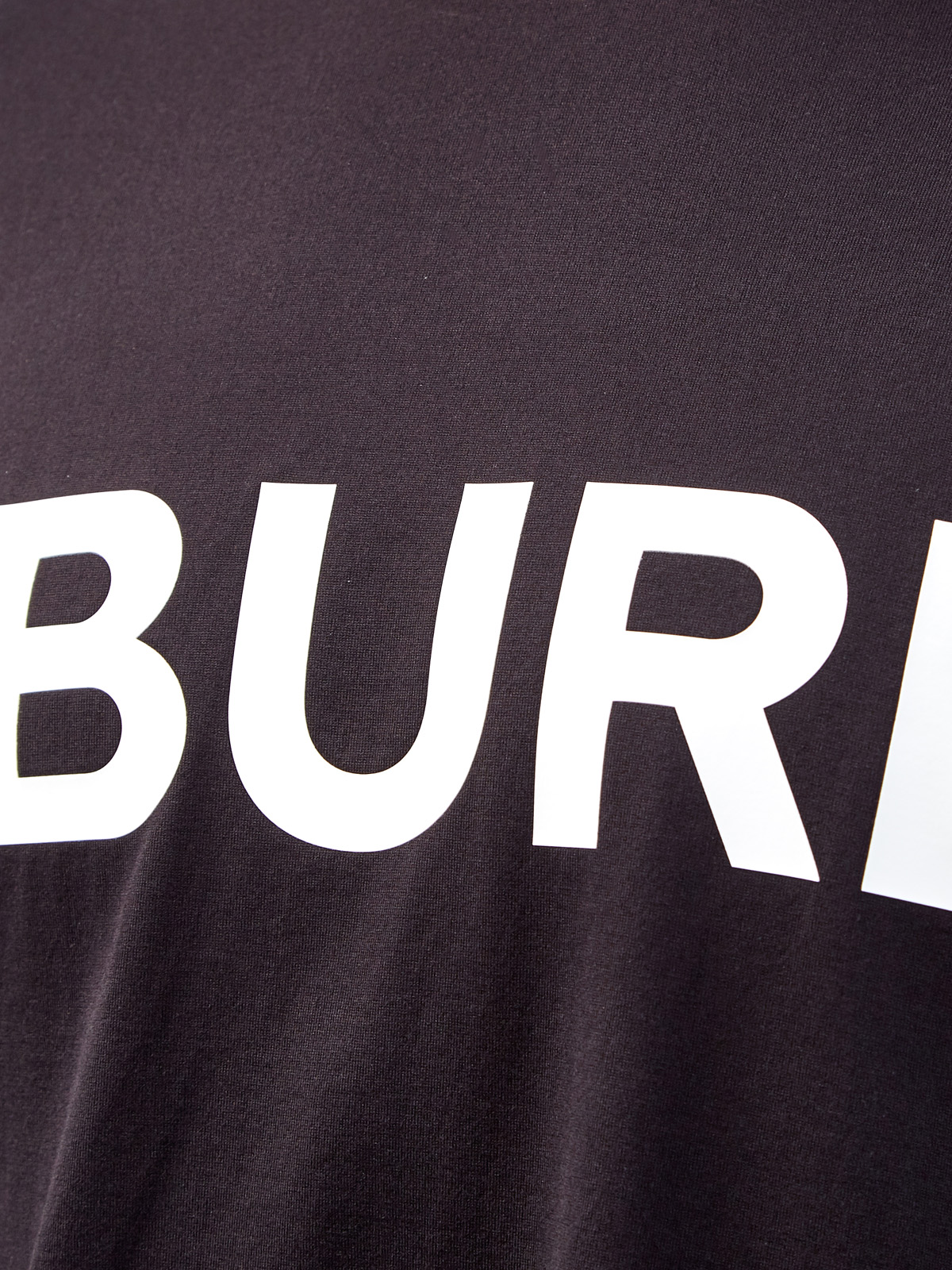 Хлопковая футболка из джерси с контрастным принтом Horseferry BURBERRY, цвет черный, размер S;L;2XL;3XL;M - фото 5