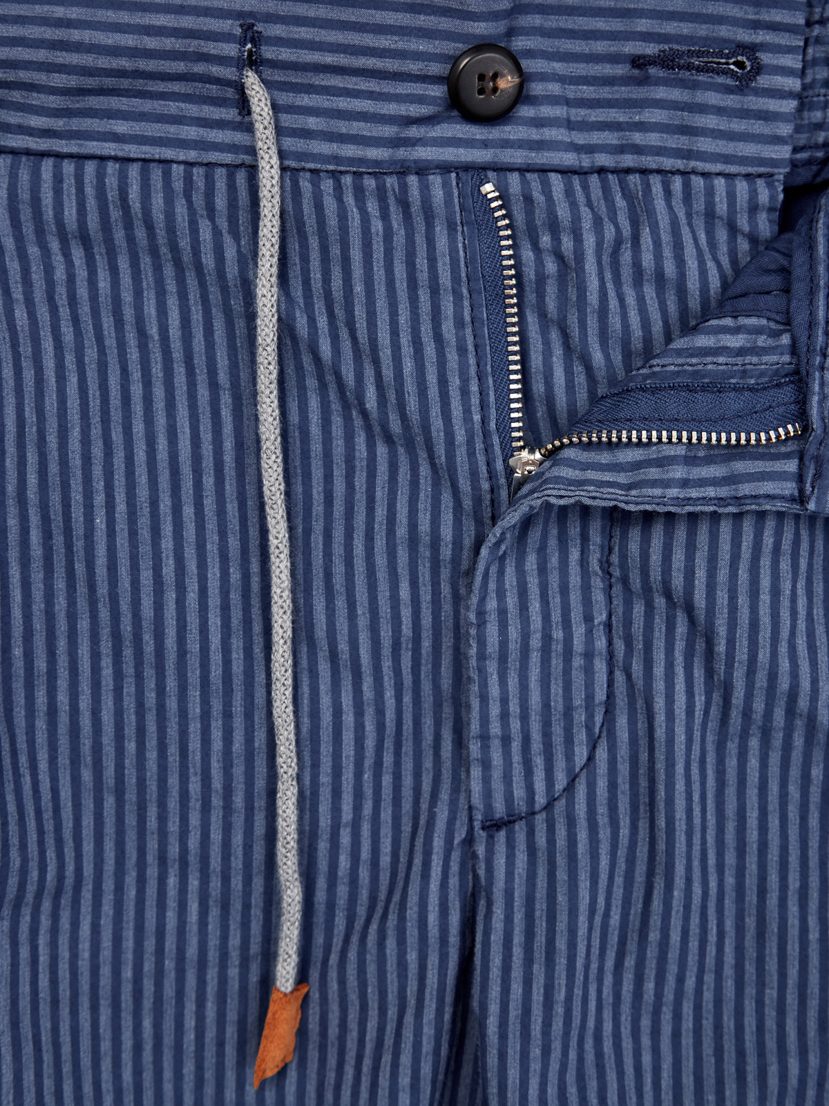 Удлиненные шорты из дышащего хлопка с принтом в полоску ELEVENTY, цвет синий, размер 48;50;52;54;58;46 - фото 7