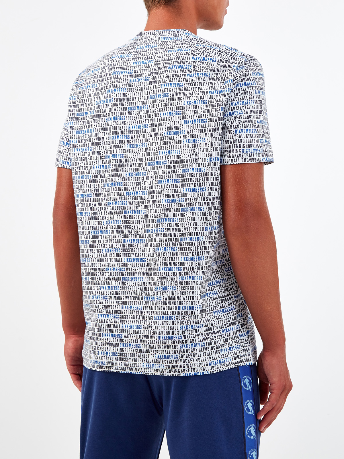Хлопковая футболка с динамичным all-over принтом BIKKEMBERGS, цвет мульти, размер XL;2XL;3XL;L - фото 4