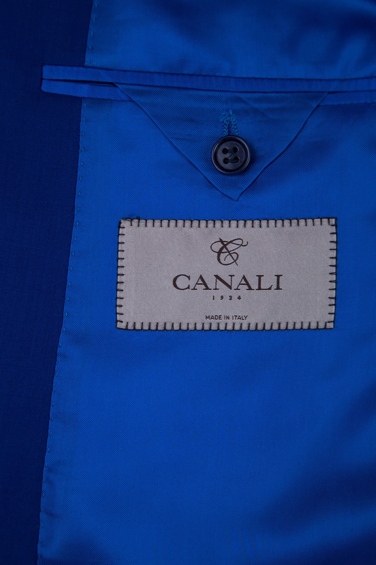 Костюм из легкой шерстяной ткани Travel Natural Comfort CANALI, цвет синий, размер 52 - фото 9