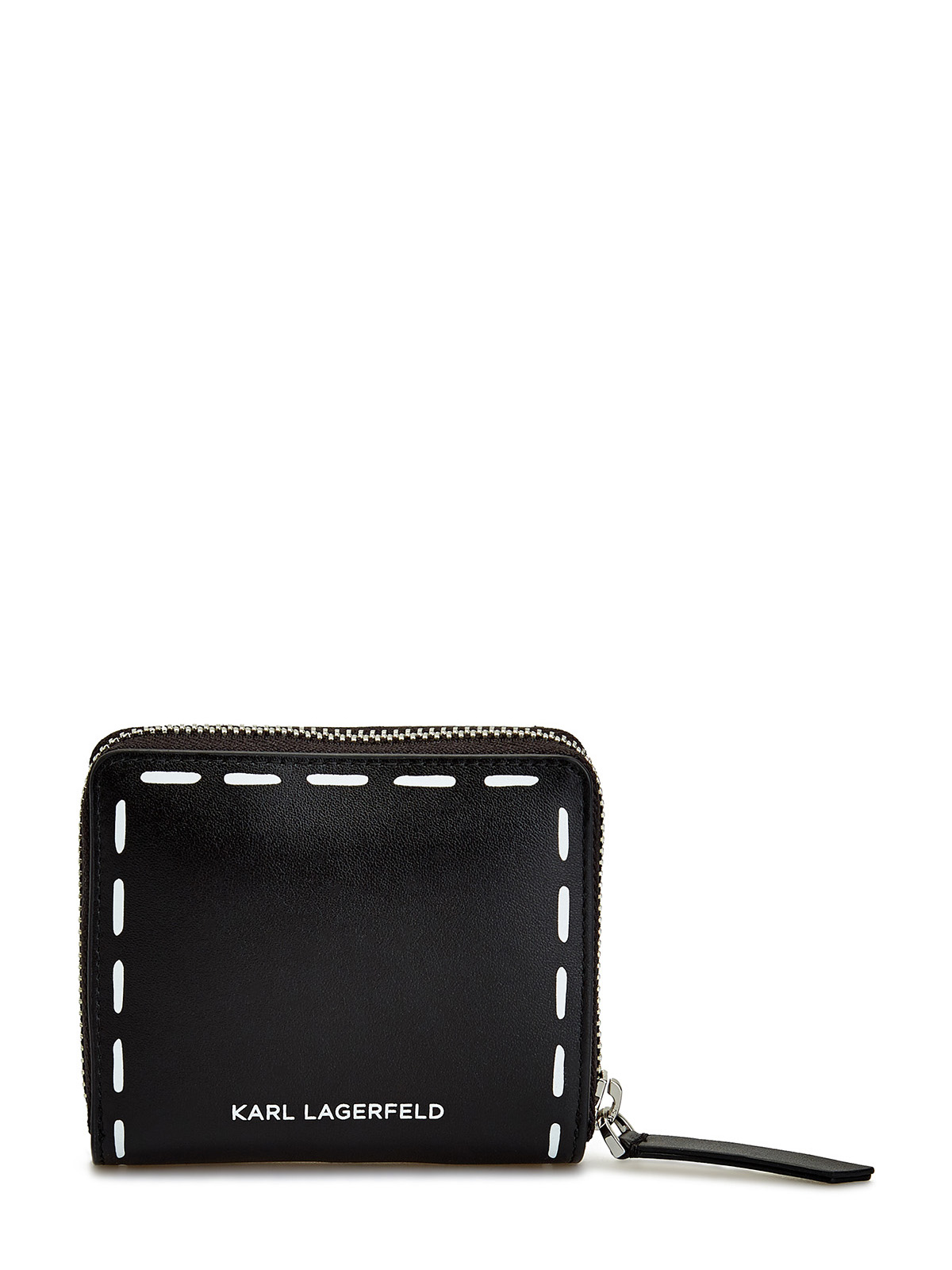Складной бумажник с эксклюзивным декором K/Ikonik KARL LAGERFELD, цвет черный, размер 40;42 Складной бумажник с эксклюзивным декором K/Ikonik - фото 3
