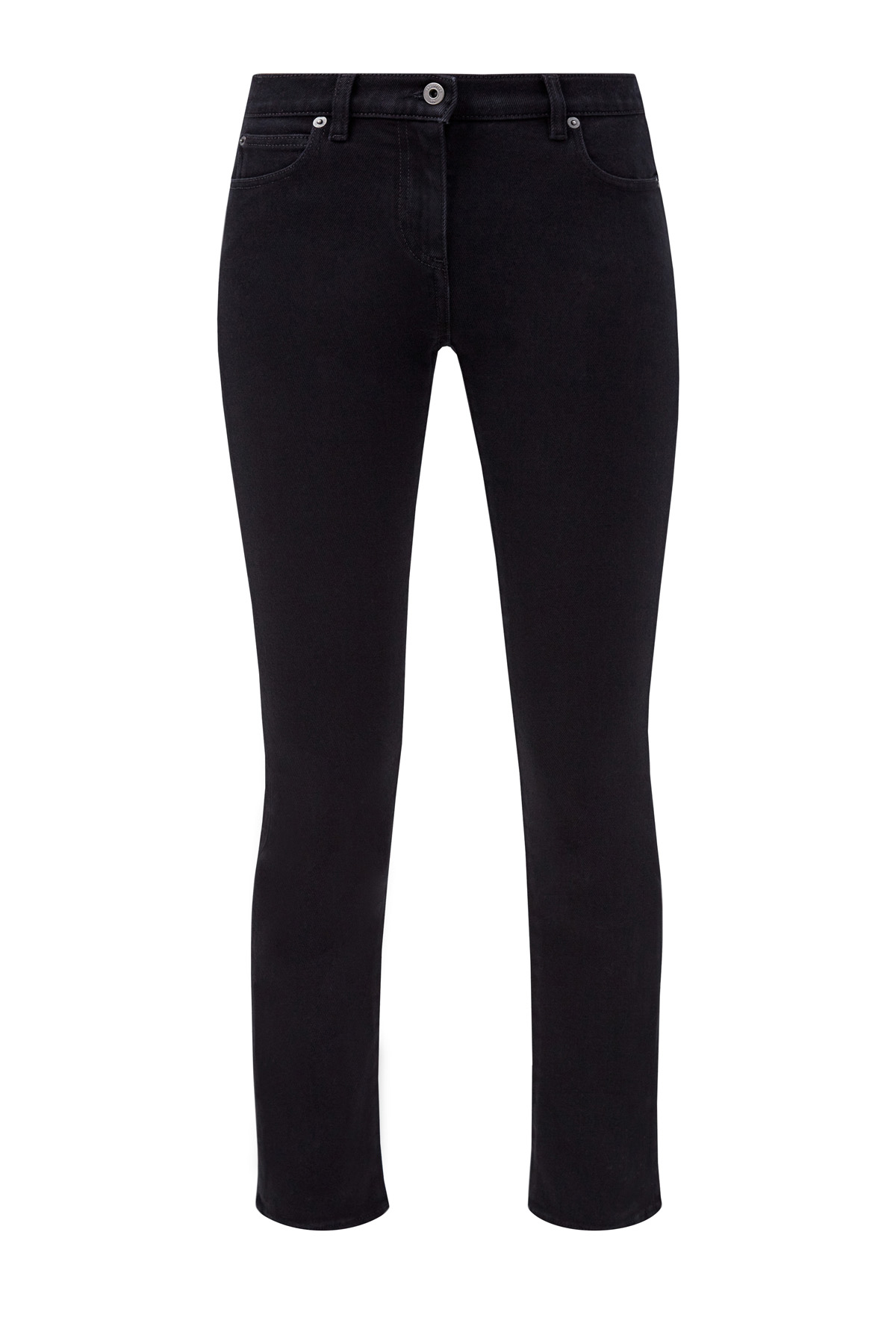 Однотонные джинсы с принтом VLTNSTAR VALENTINO, цвет черный, размер 42;40;40 - фото 1