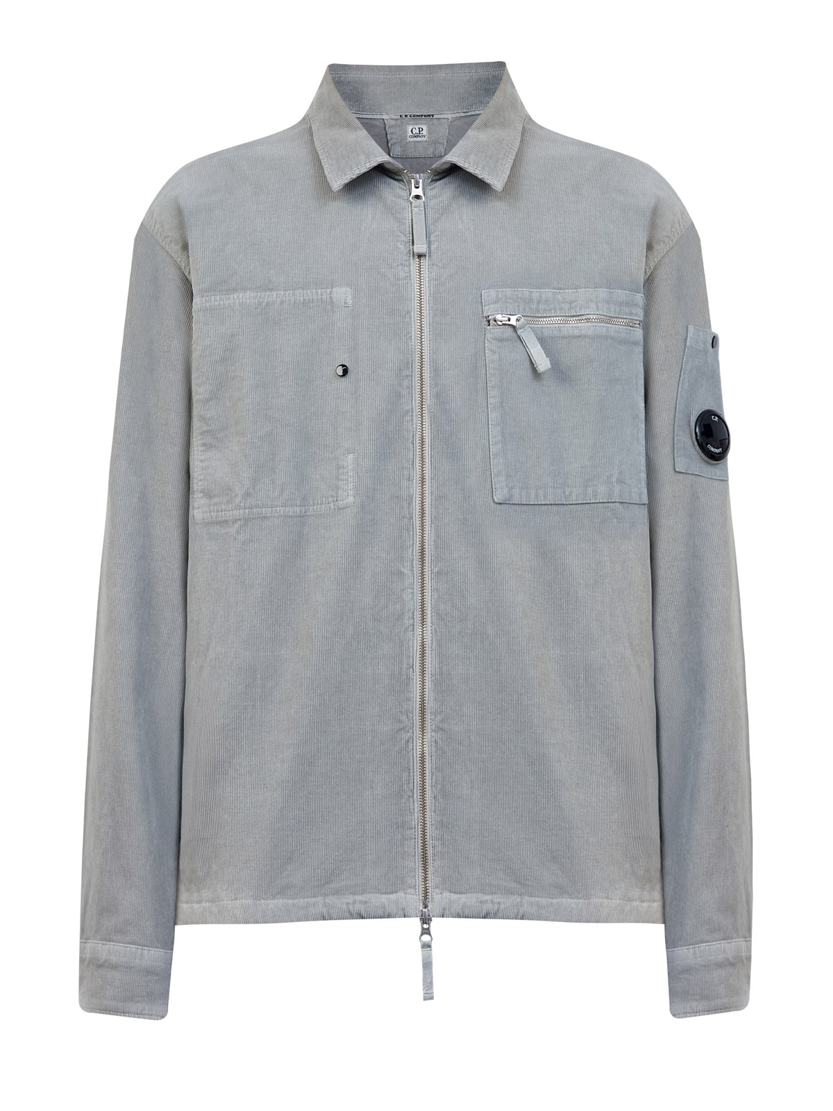 Вельветовая куртка-рубашка с карманами и линзой 51900₽