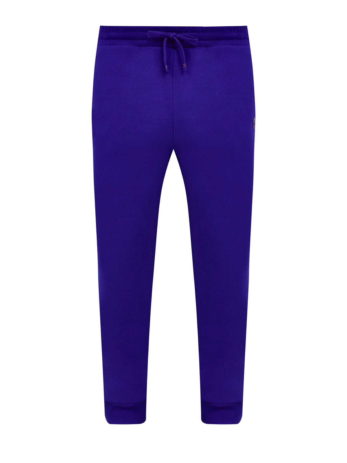 Спортивные брюки из хлопка с поясом на кулиске и патчем 23900₽