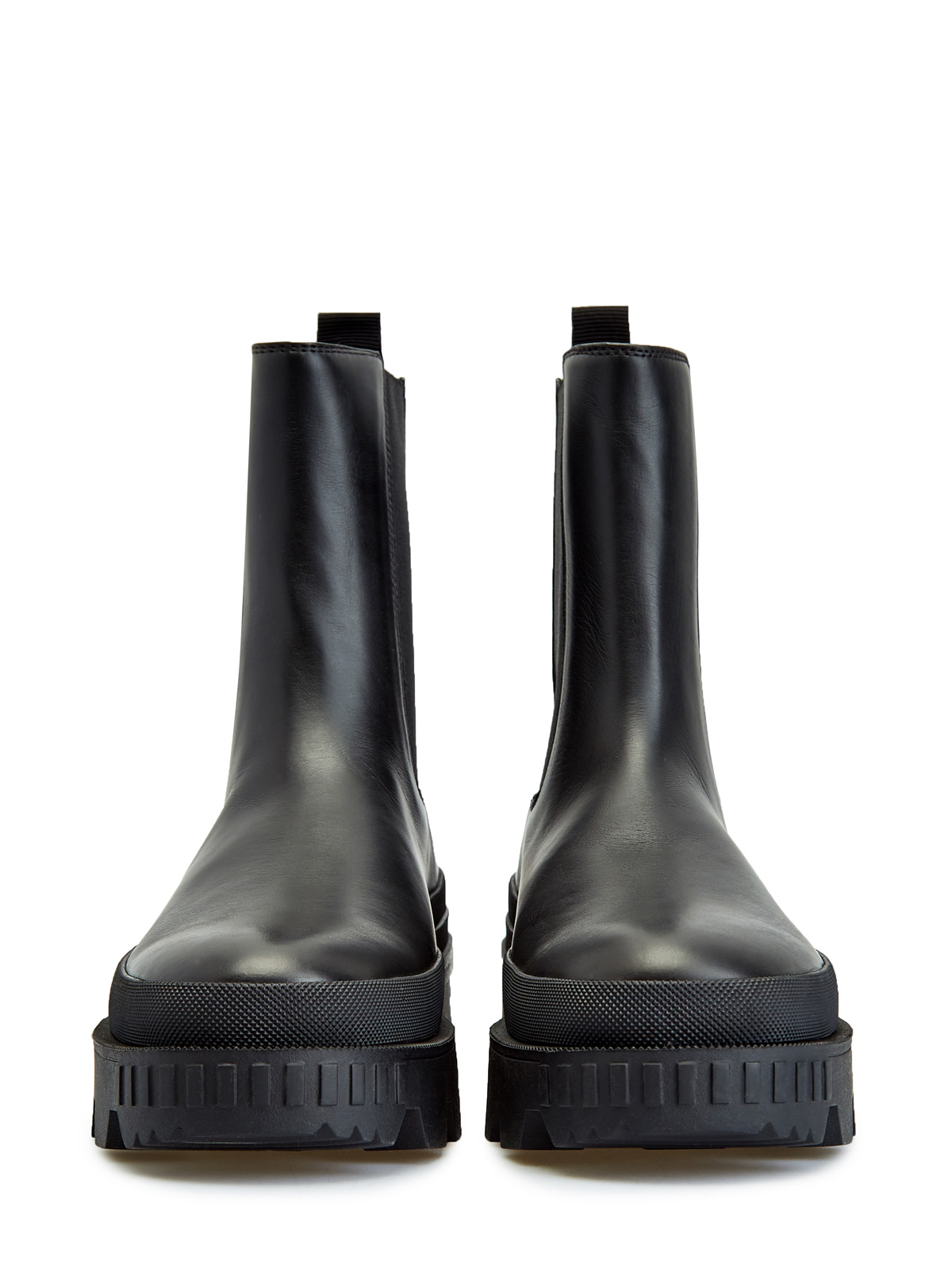 Ботинки Coralyne из гладкой кожи с эластичными вставками MONCLER, цвет черный, размер 36;36.5;37.5;38;38.5;39;40 - фото 5
