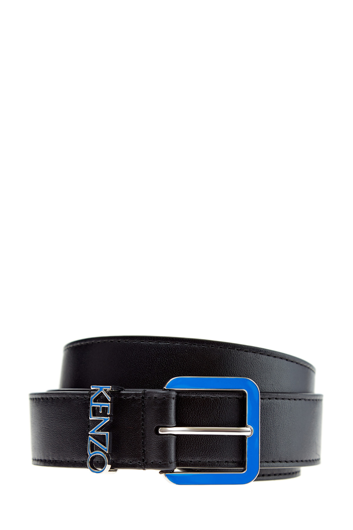 

Тонкий ремень из матовой кожи с эмалевой отделкой, Черный, Тонкий ремень из матовой кожи с эмалевой отделкой