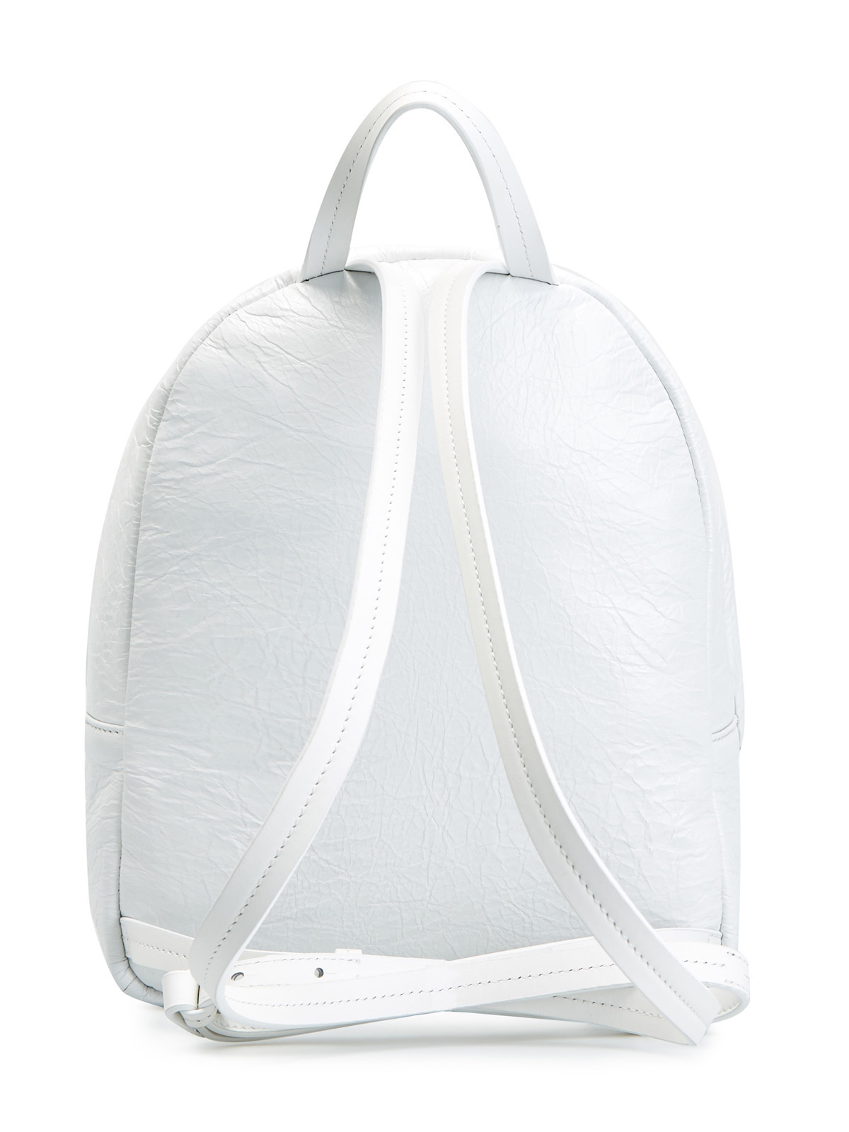 Белый рюкзак из фактурной кожи с логотипом Hands Off OFF-WHITE, размер 36;36.5;37.5;38;38.5;39;40 - фото 5