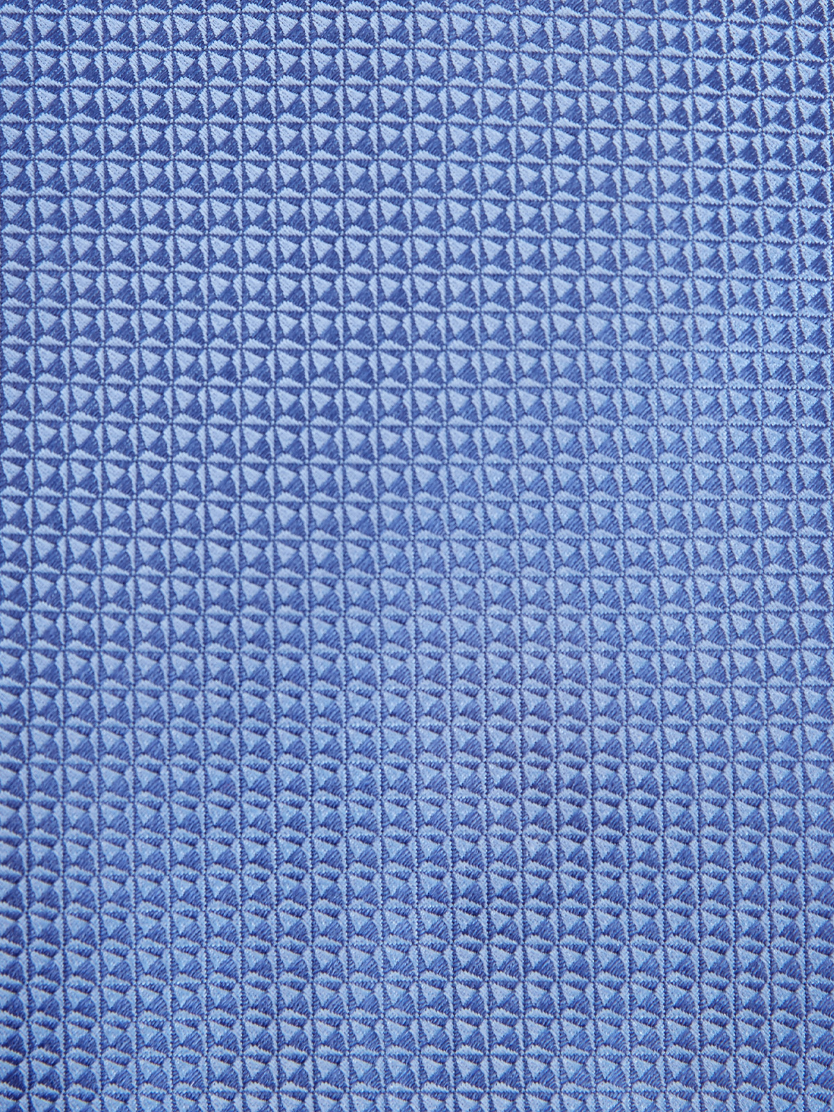 Галстук в синих тонах из гладкого шелка CANALI, цвет голубой, размер M - фото 3