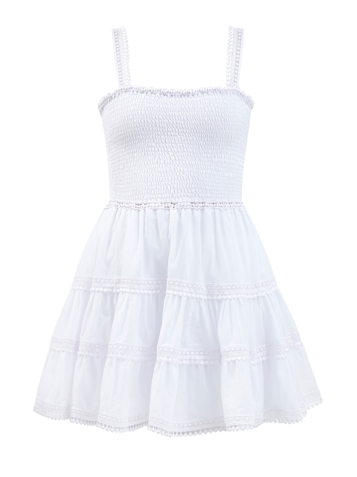 Легкое платье Stelle с эластичным лифом CHARO RUIZ IBIZA, цвет белый, размер M;L;S - фото 1