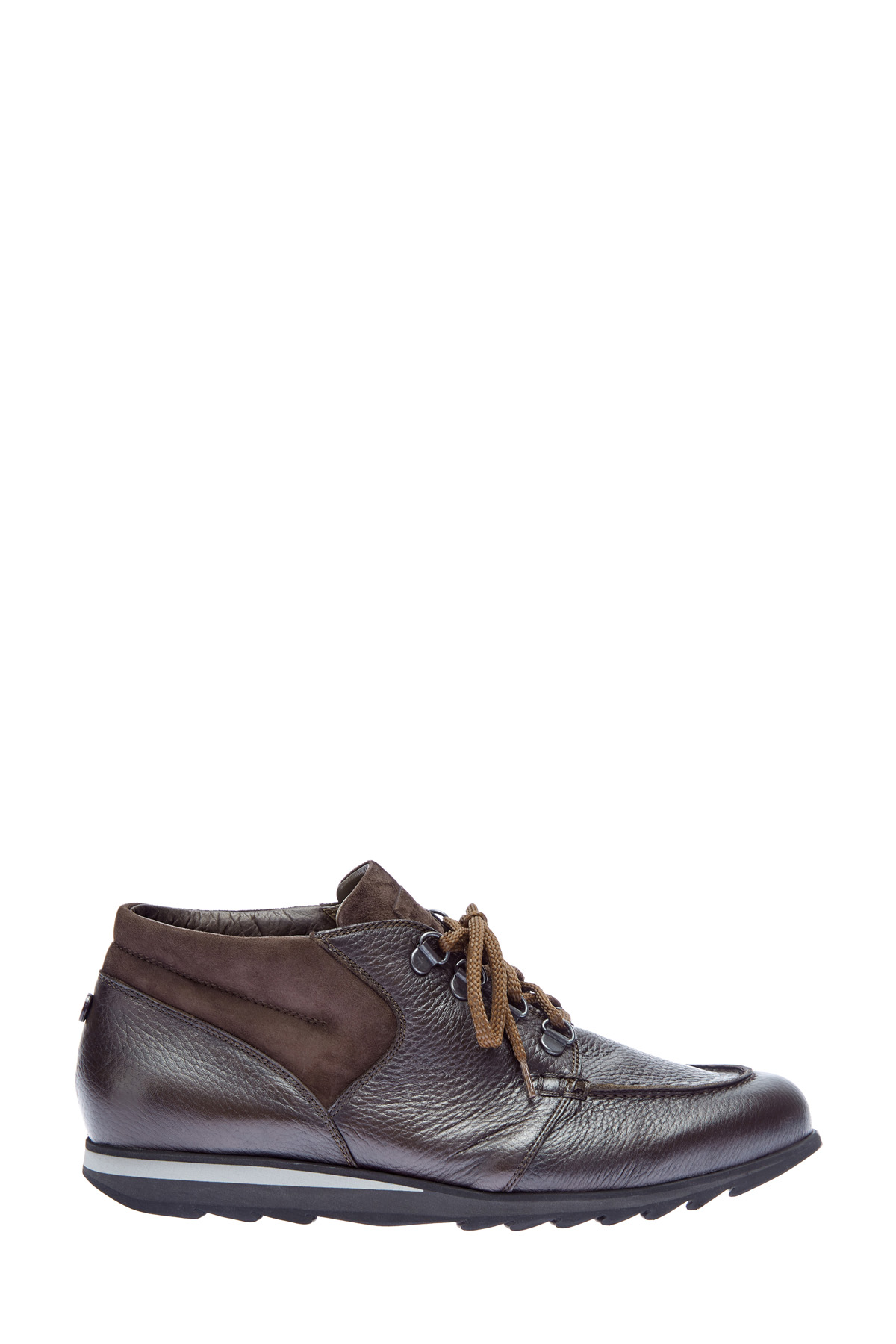 Кожаные ботинки-топсайдеры на подкладке из меха BARRETT, цвет коричневый, размер 40.5;43;44 - фото 1