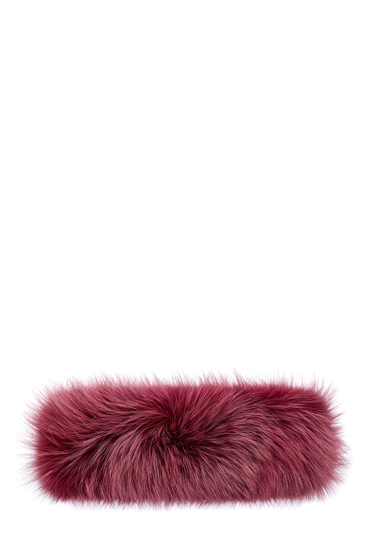Повязка на голову из меха финской лисы ETRO, цвет красный, размер L;M - фото 4
