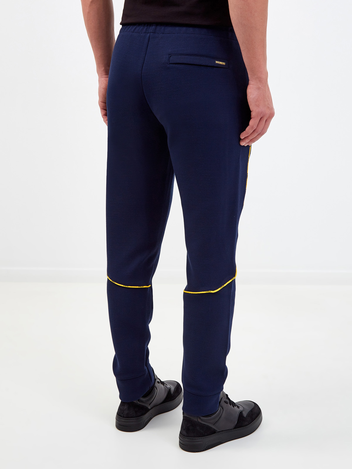 Спортивные брюки с контрастной окантовкой и логотипом BIKKEMBERGS, цвет синий, размер S;M;L;XL;2XL;3XL - фото 4