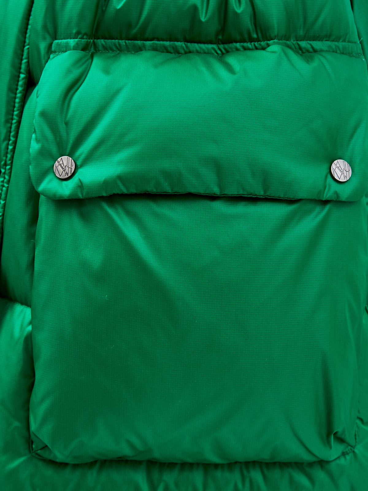 Длинный пуховик с поясом и объемным отстегивающимся воротом NAUMI, цвет зеленый, размер 38;42;44;40 - фото 6
