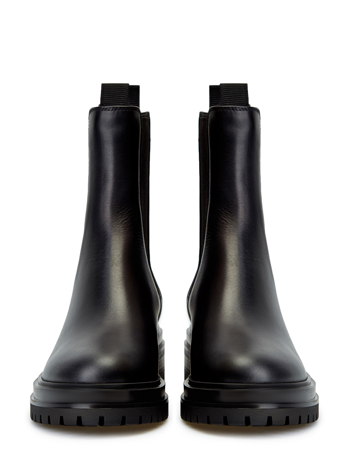 Кожаные ботинки-челси на массивной подошве GIANVITO ROSSI, цвет черный, размер 36;36.5;37;37.5;38;38.5 - фото 5