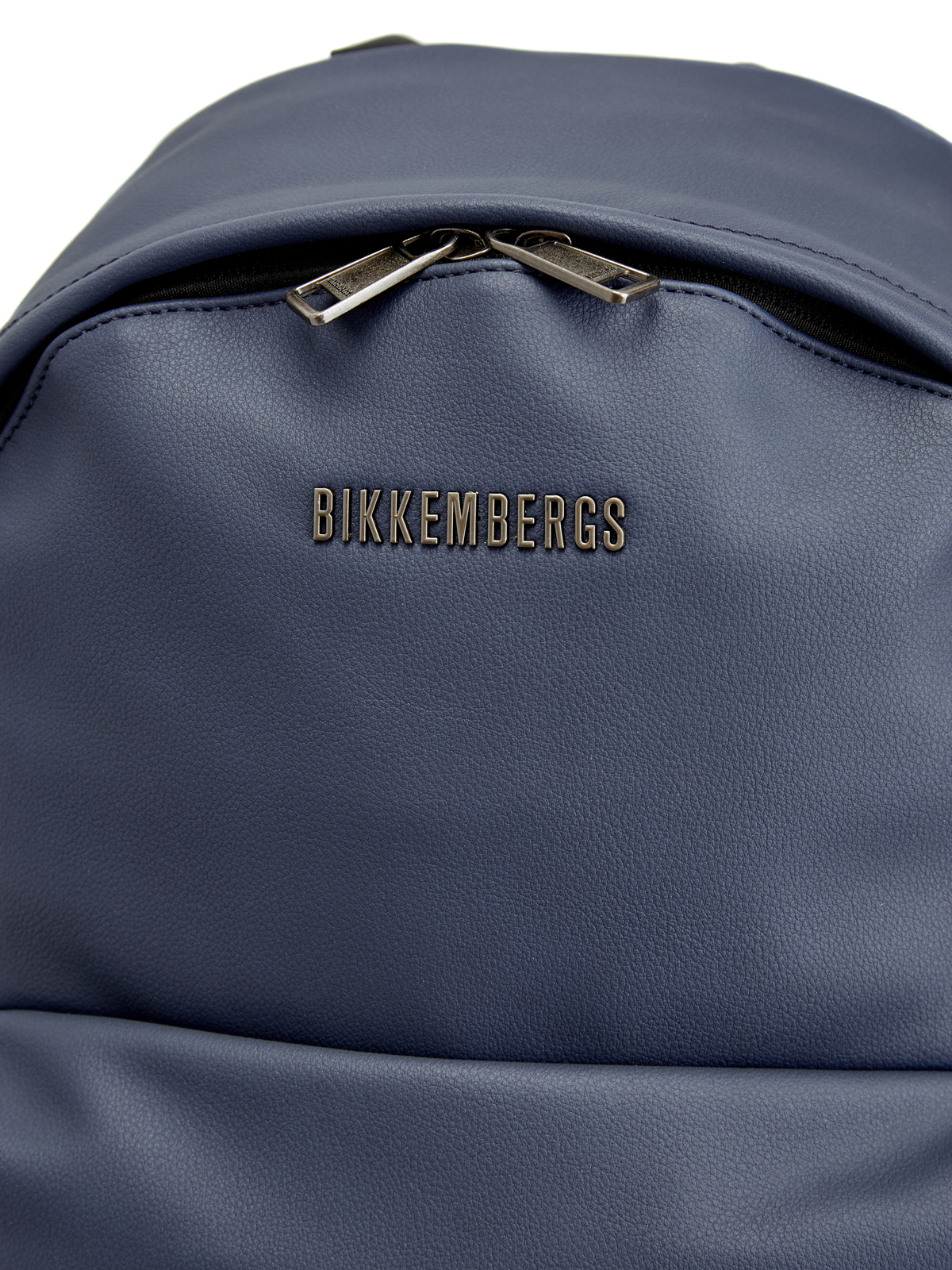 Рюкзак из матовой эко-кожи с мембранной спинкой BIKKEMBERGS, цвет синий, размер M - фото 5