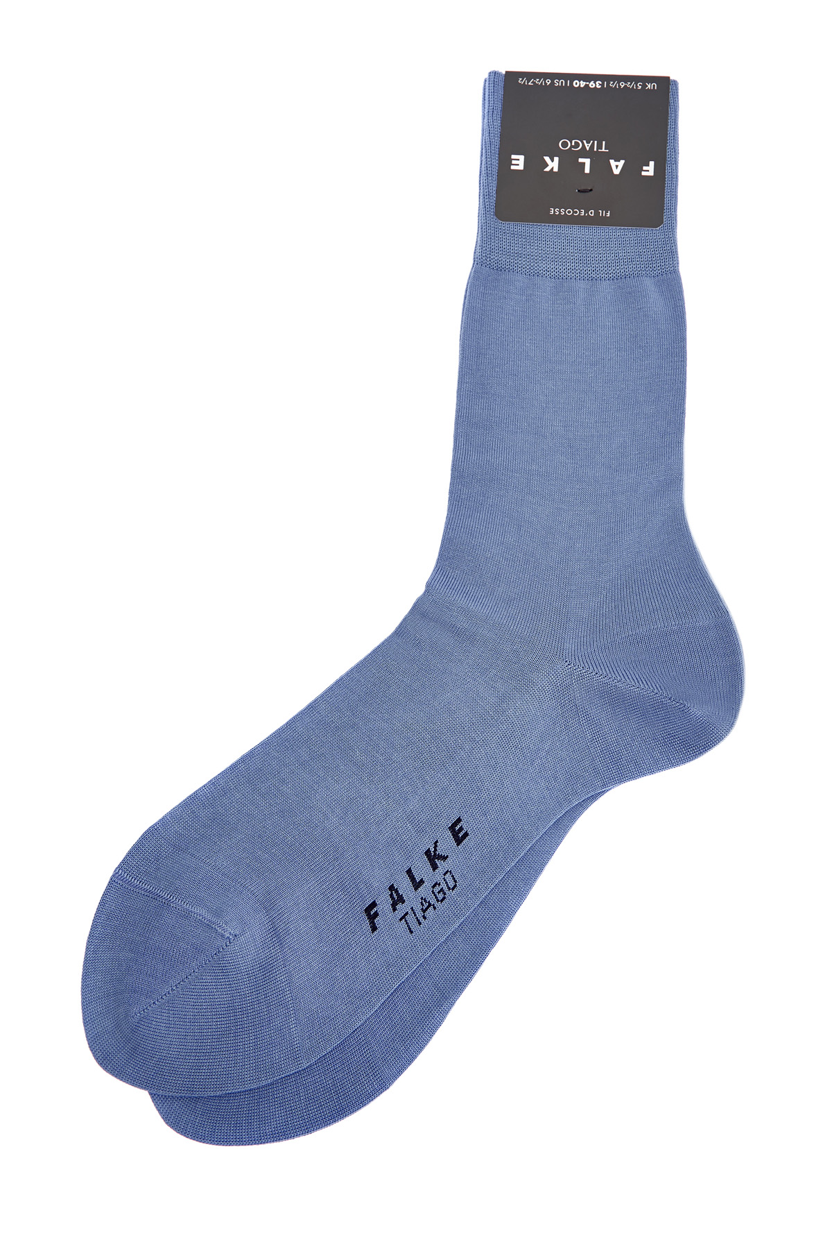 Хлопковые носки Tiago с фирменной противоскользящей отделкой FALKE, цвет голубой, размер 6;7;7.5;8.5;9.5;10;11 - фото 2