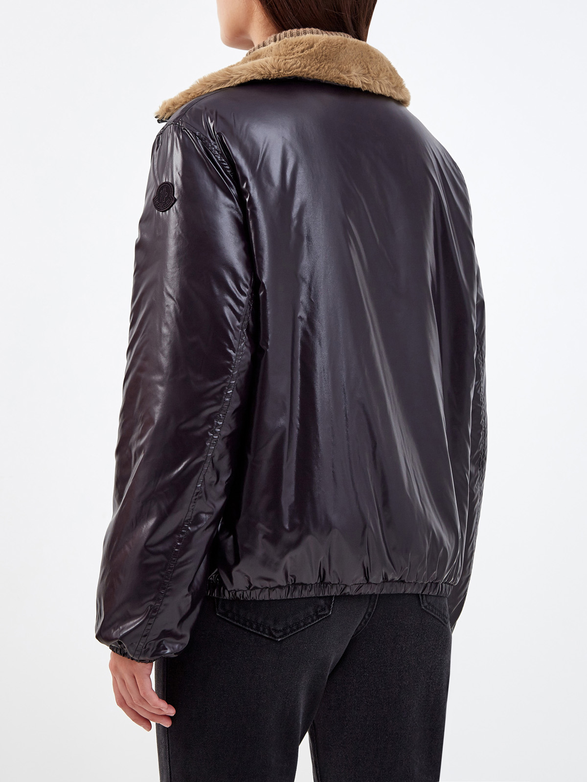 Двусторонняя куртка Adoxe из блестящего нейлона laqué MONCLER, цвет мульти, размер S;M;L - фото 5