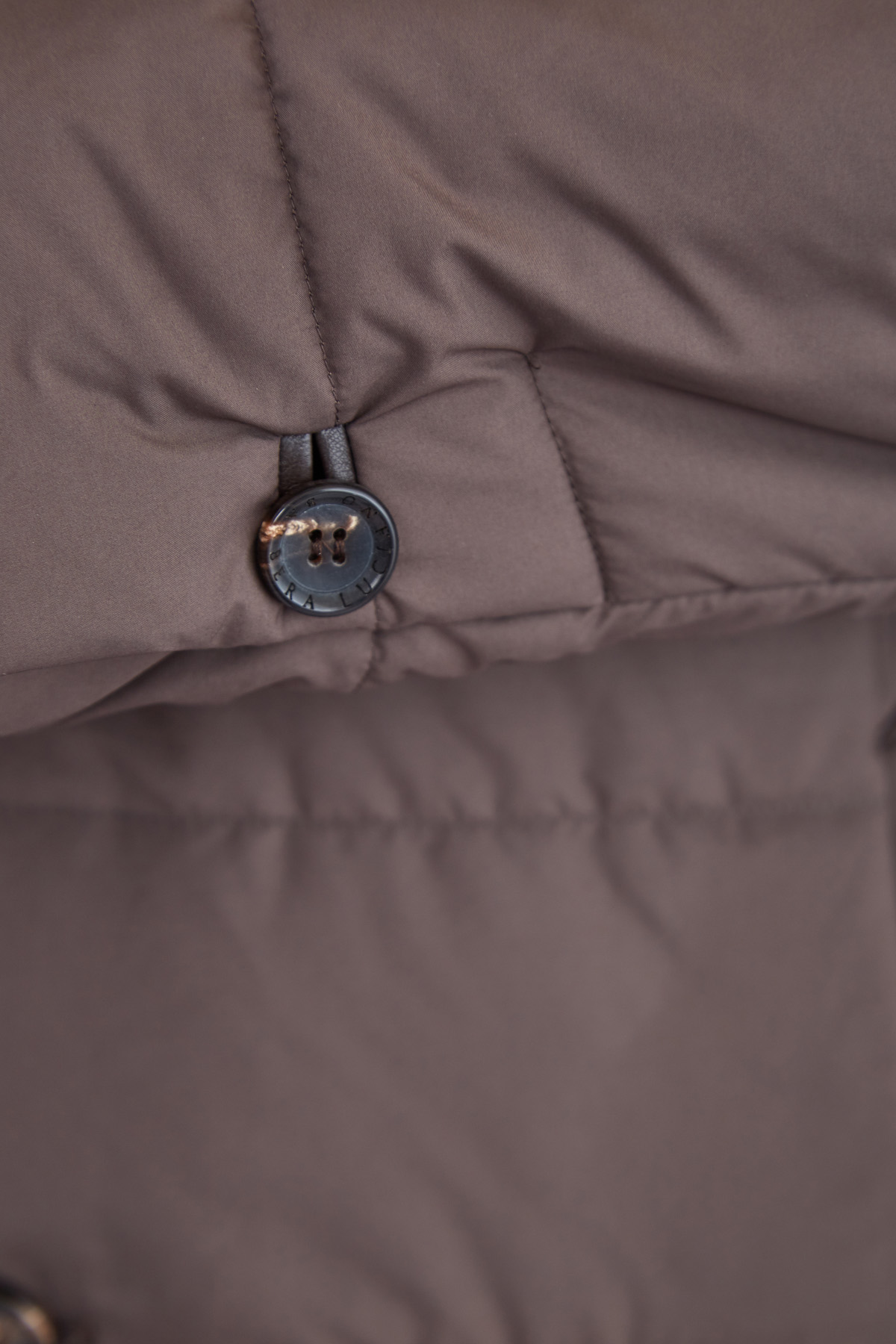Удлиненная куртка-блейзер из водонепроницаемого нейлона LUCIANO BARBERA, цвет коричневый, размер 50;52;54;56;58 - фото 6