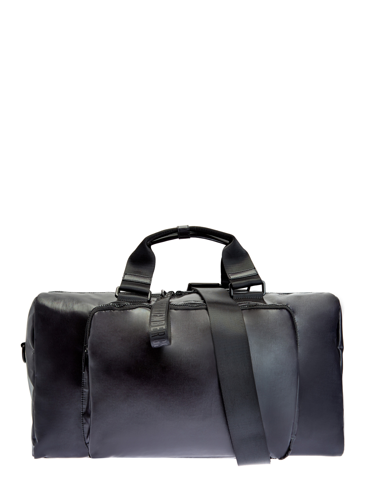 Дорожная сумка из прочного нейлона с плечевым ремнем BIKKEMBERGS, цвет черный, размер 5;6;7;8;9 - фото 1