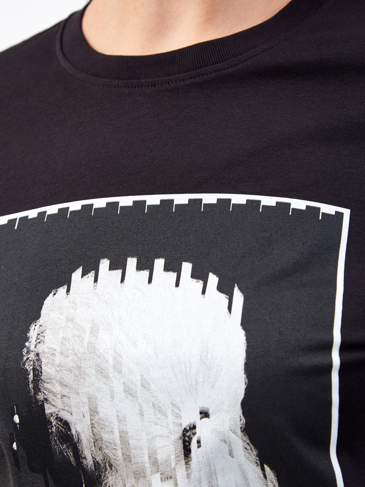 Хлопковая футболка Karl Legend из дышащего джерси KARL LAGERFELD, цвет черный, размер XS;S;M;L - фото 5