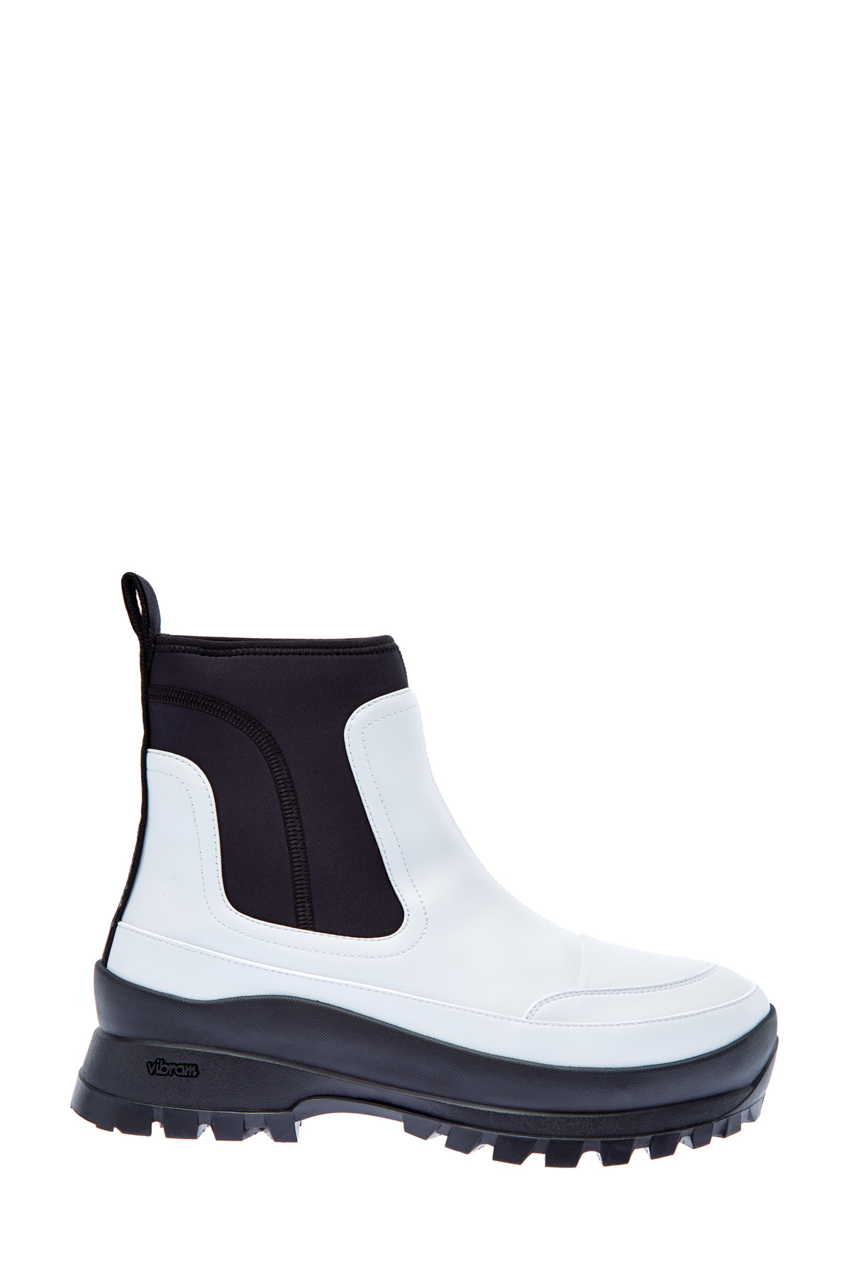 

Ботинки-челси на подошве Vibram, Черно-белый, Ботинки-челси на подошве Vibram